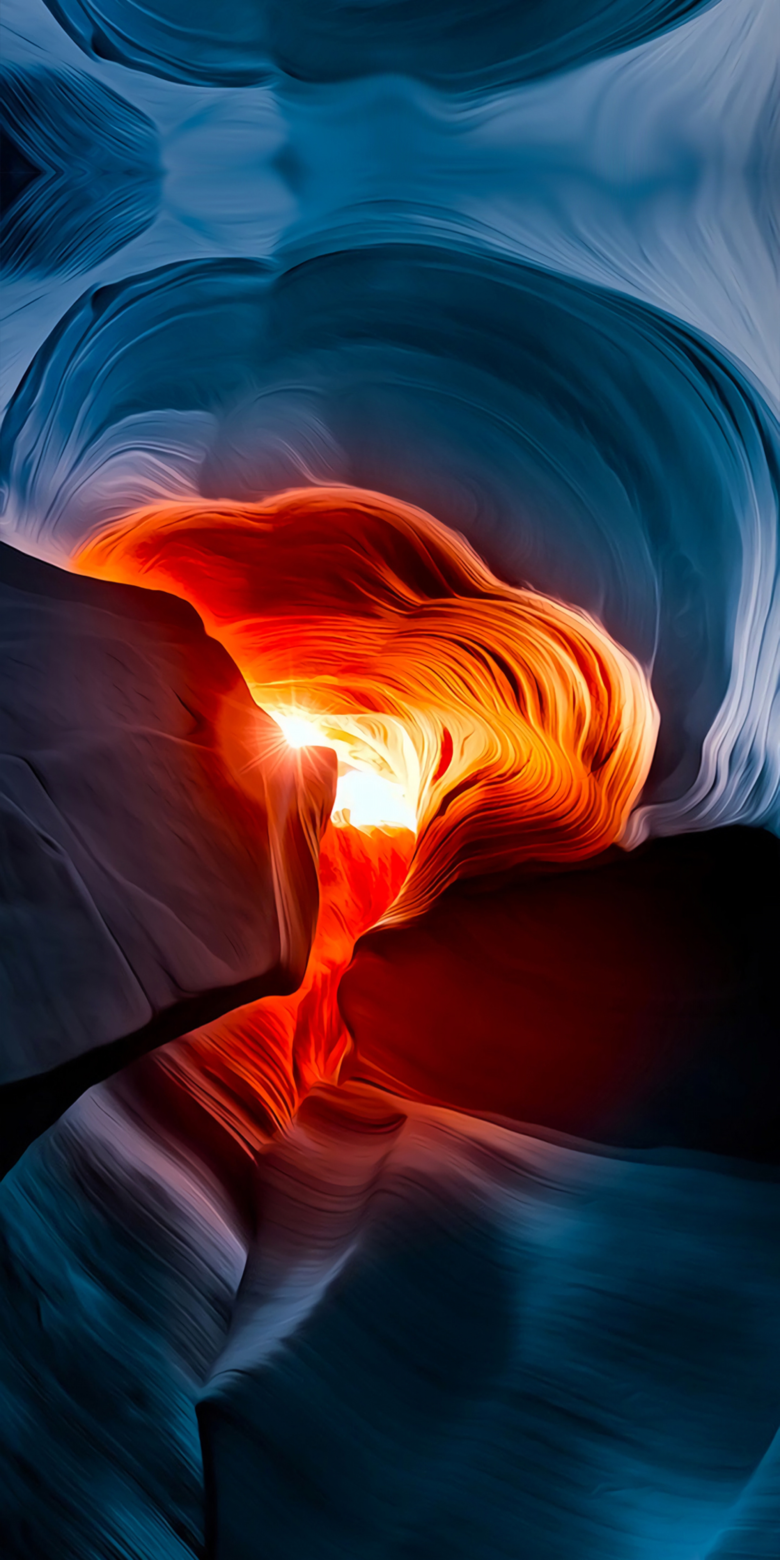 Glowing Lava Abstract wallpaper for Apple iPhone, Apple Watch, Mac, iPad and Apple Watch