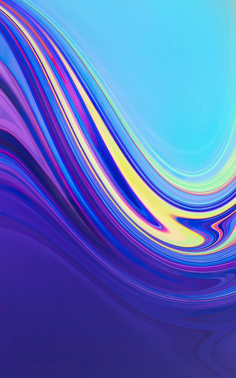  Google Android OS Samsung Default Stock One Ui For iPad Colorful Paint Swirls wallpaper for Apple iPhone, Apple Watch, Mac, iPad and Apple Watch