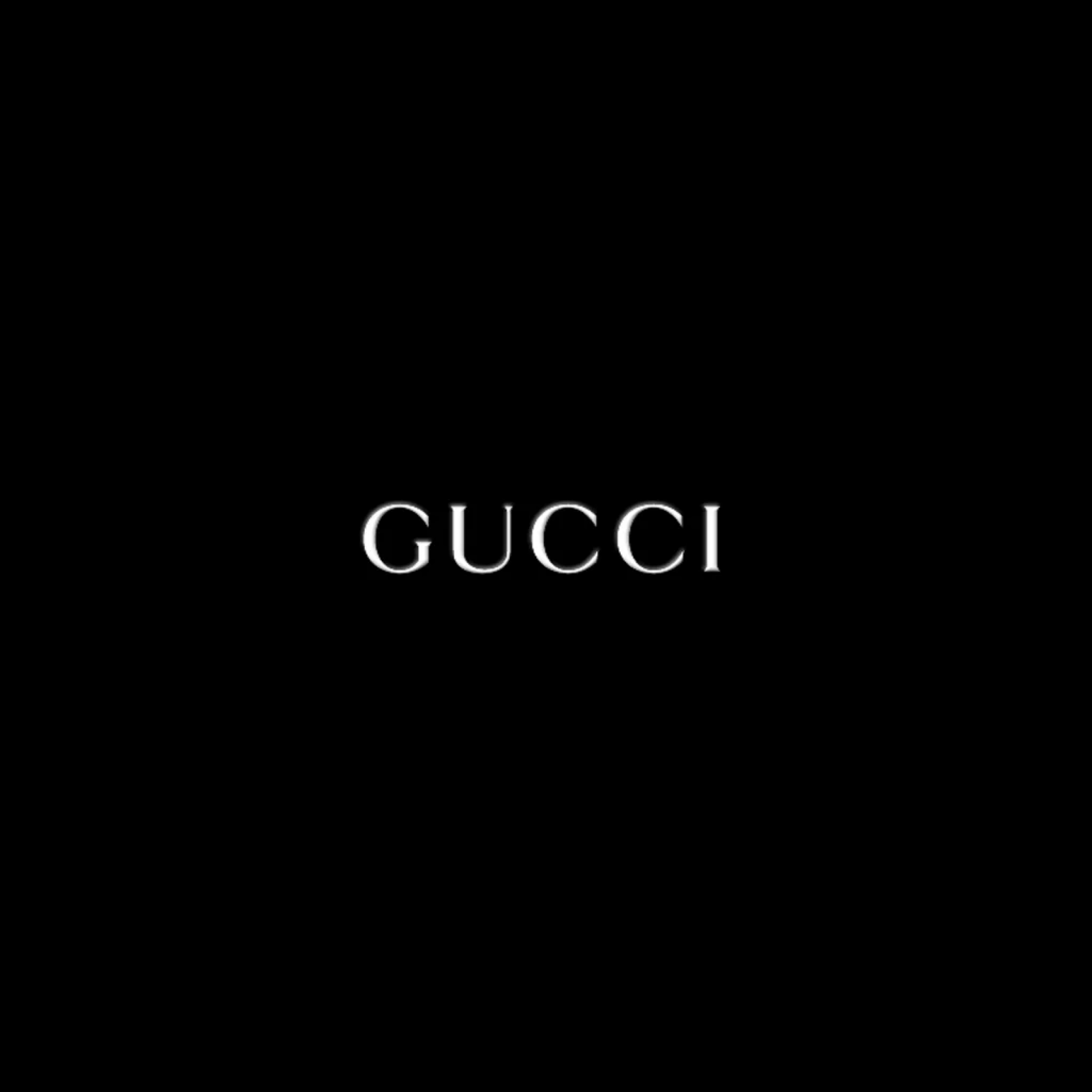 Gucci Logo Luxury Brand Black And White