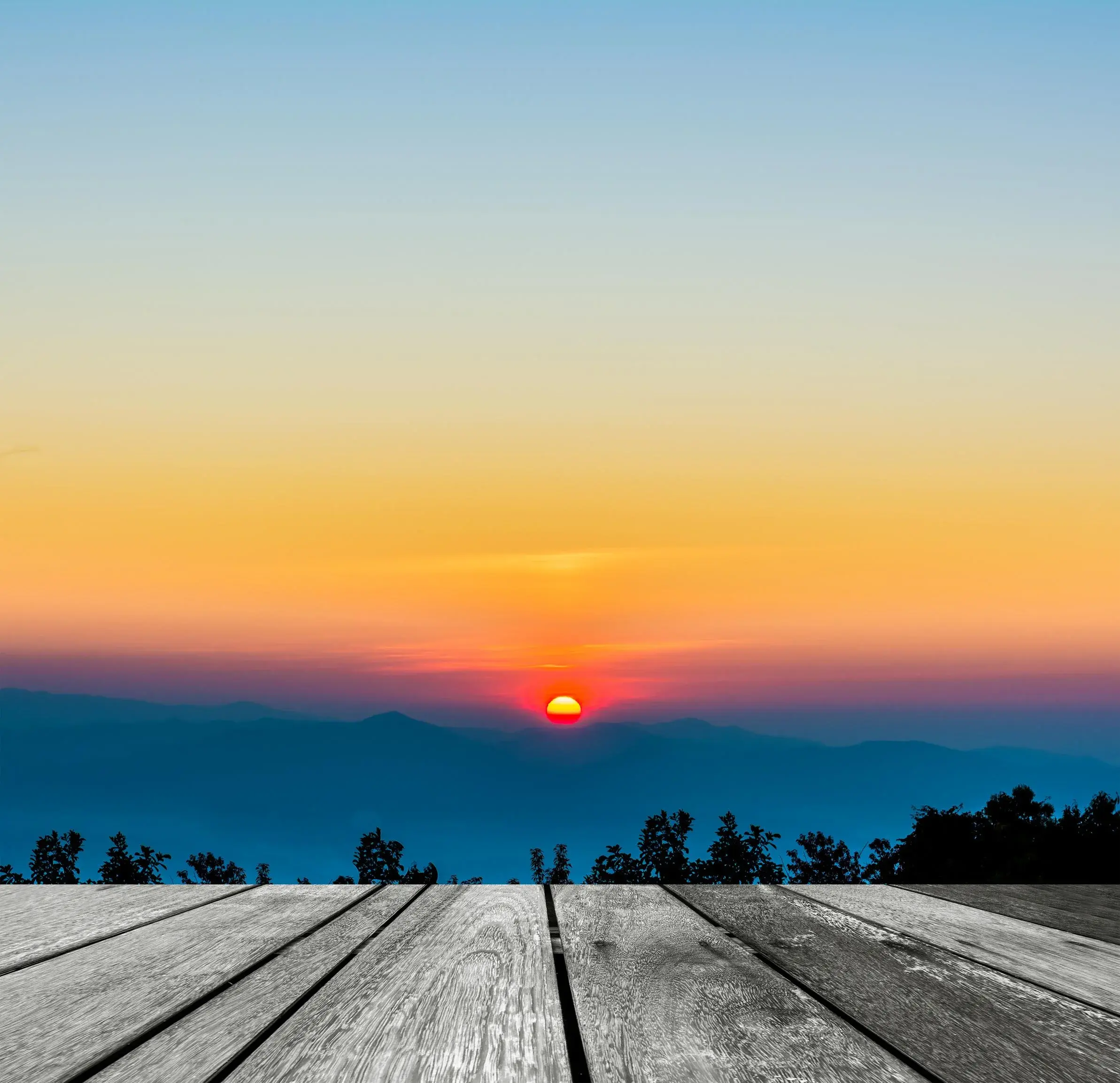 Intense Vibrant Sunset In Kalamazoo Michigan State United States USA