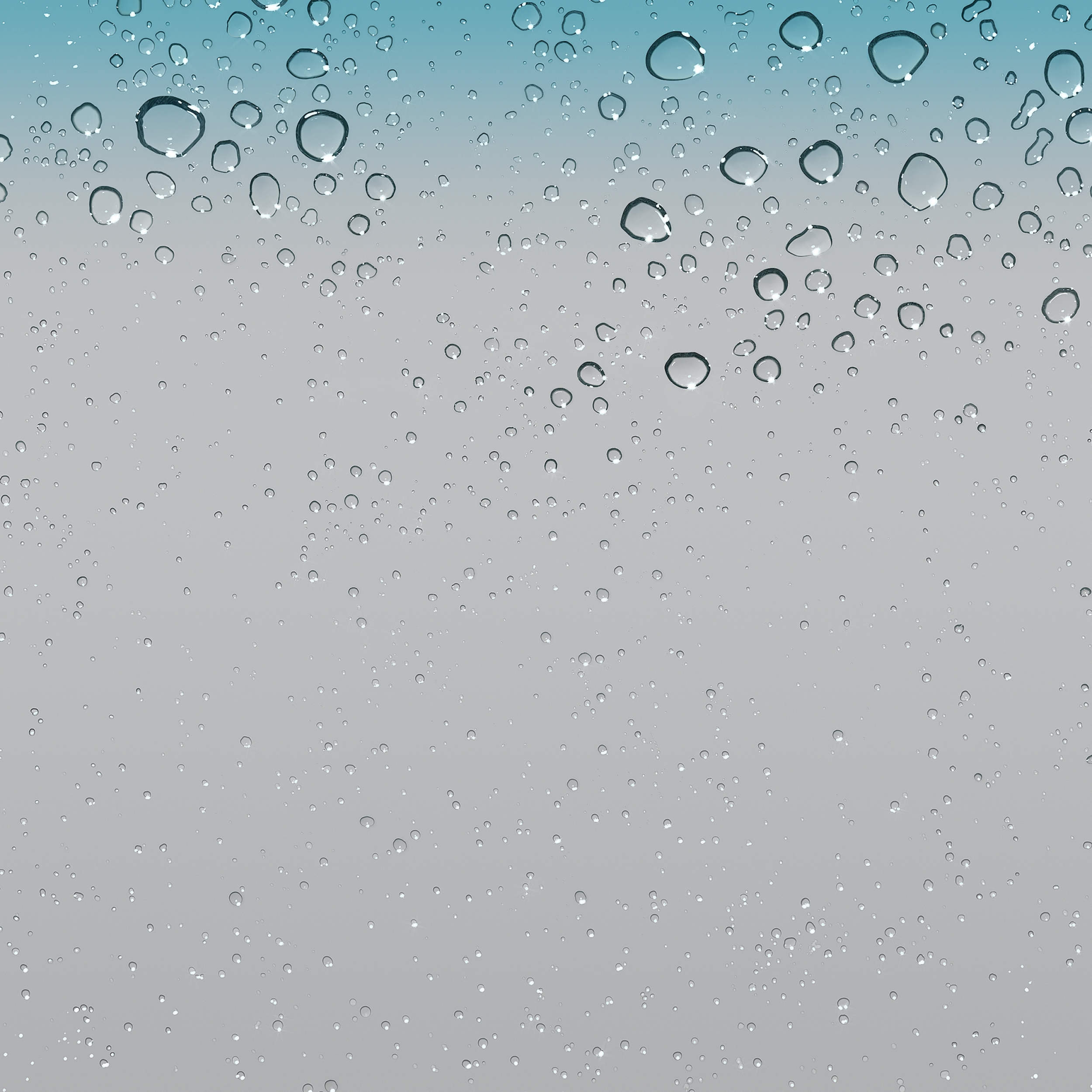 iPad Stock Default Water Droplets On Glass