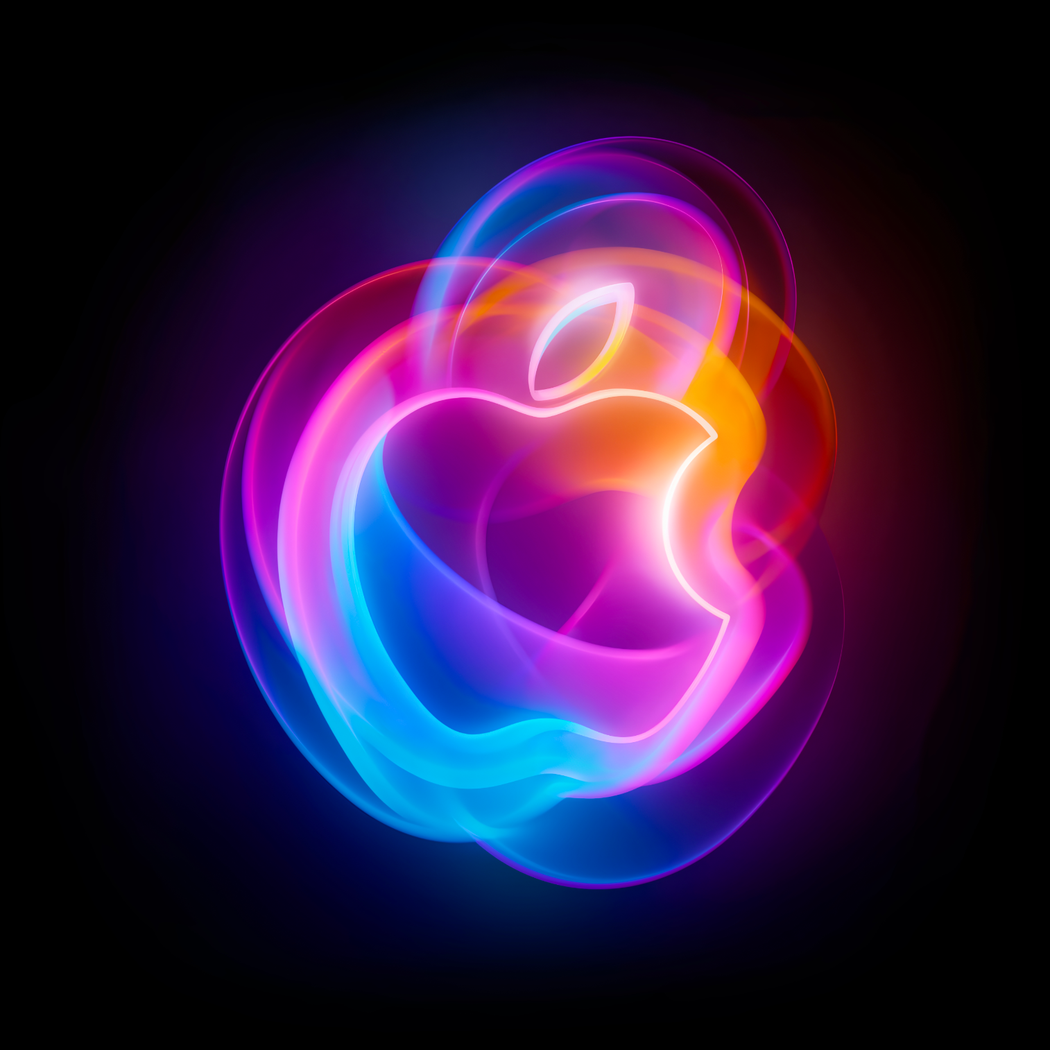 iPhone 16 Apple Event It's Glowtime Colorful Logo wallpaper for Apple iPhone, Apple Watch, Mac, iPad and Apple Watch