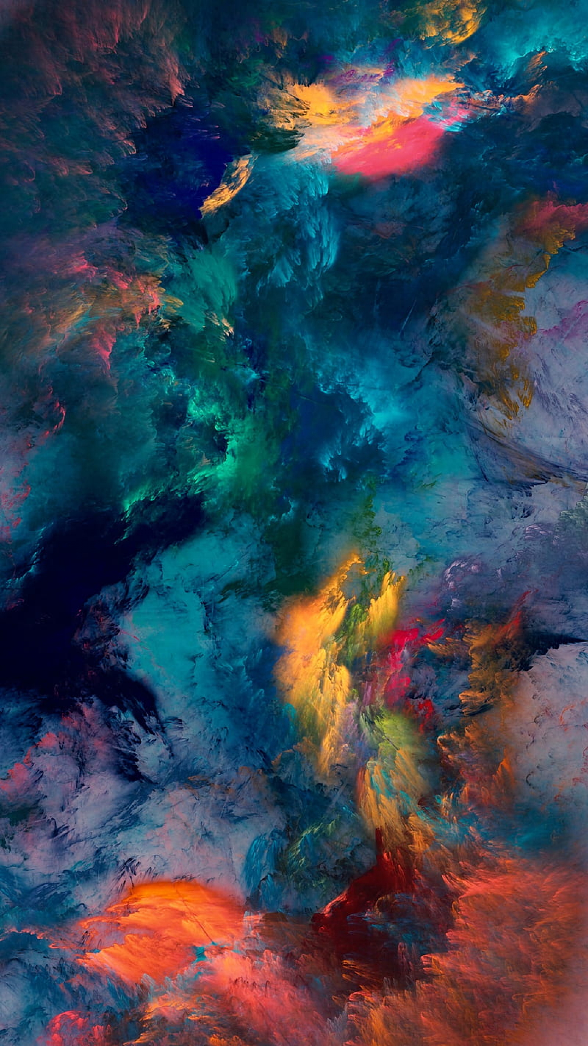 Multicolor Smoke Digital Art Xiaomi Tablet Stock