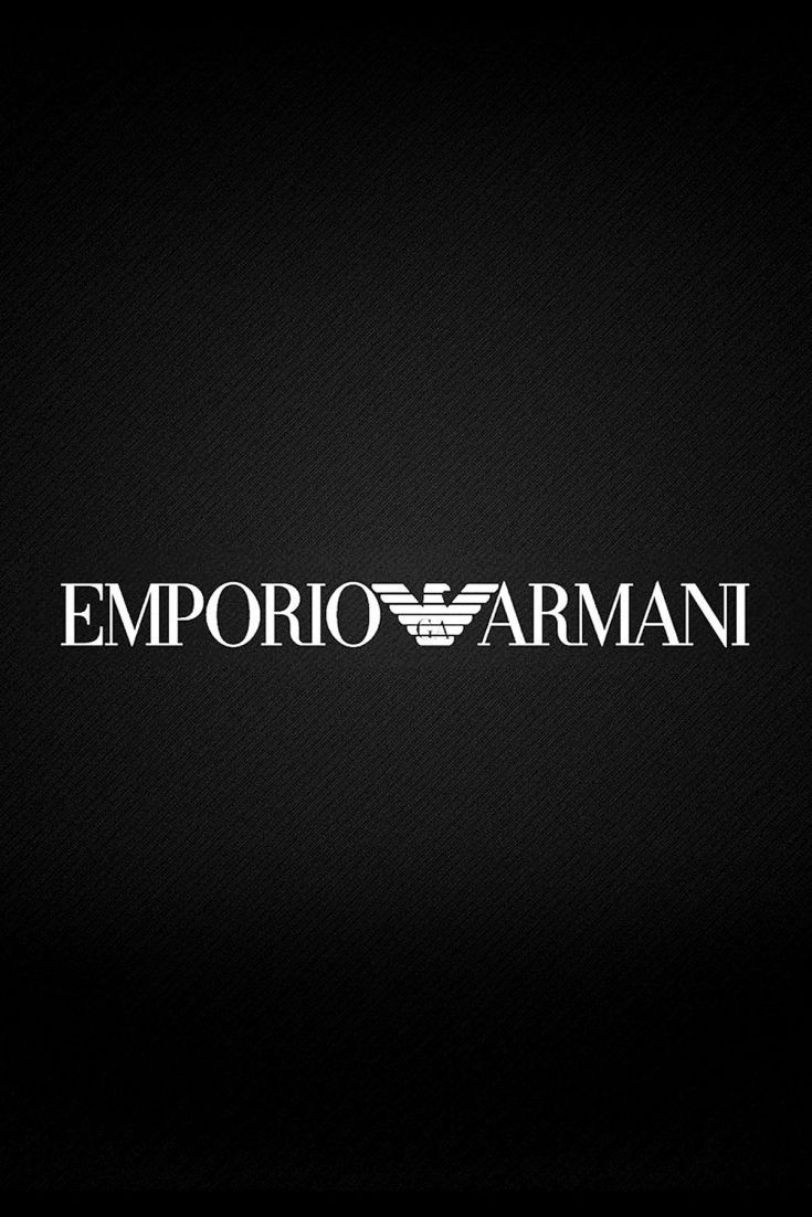 Official Luxury Brand Emporio Armani Logo wallpaper for Apple iPhone, Apple Watch, Mac, iPad and Apple Watch