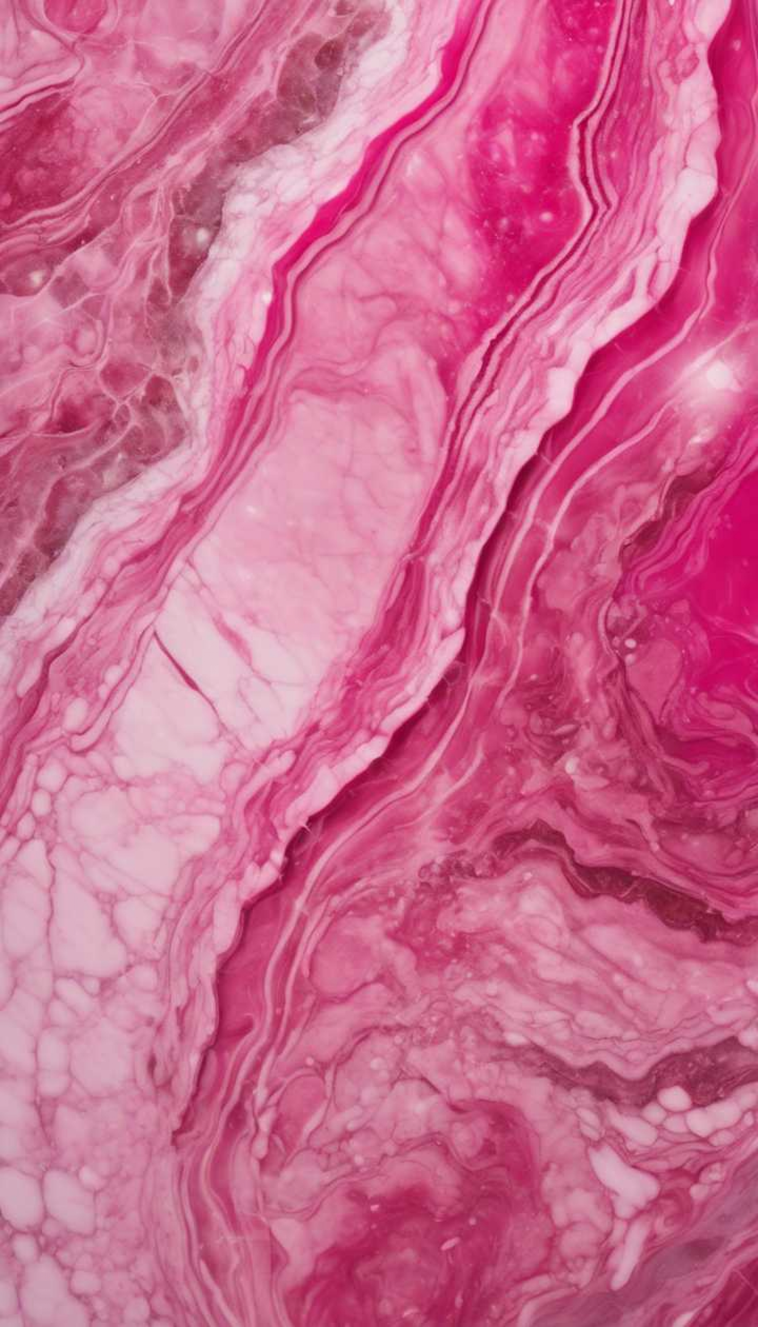 Pink Resin Art Marble Abstract