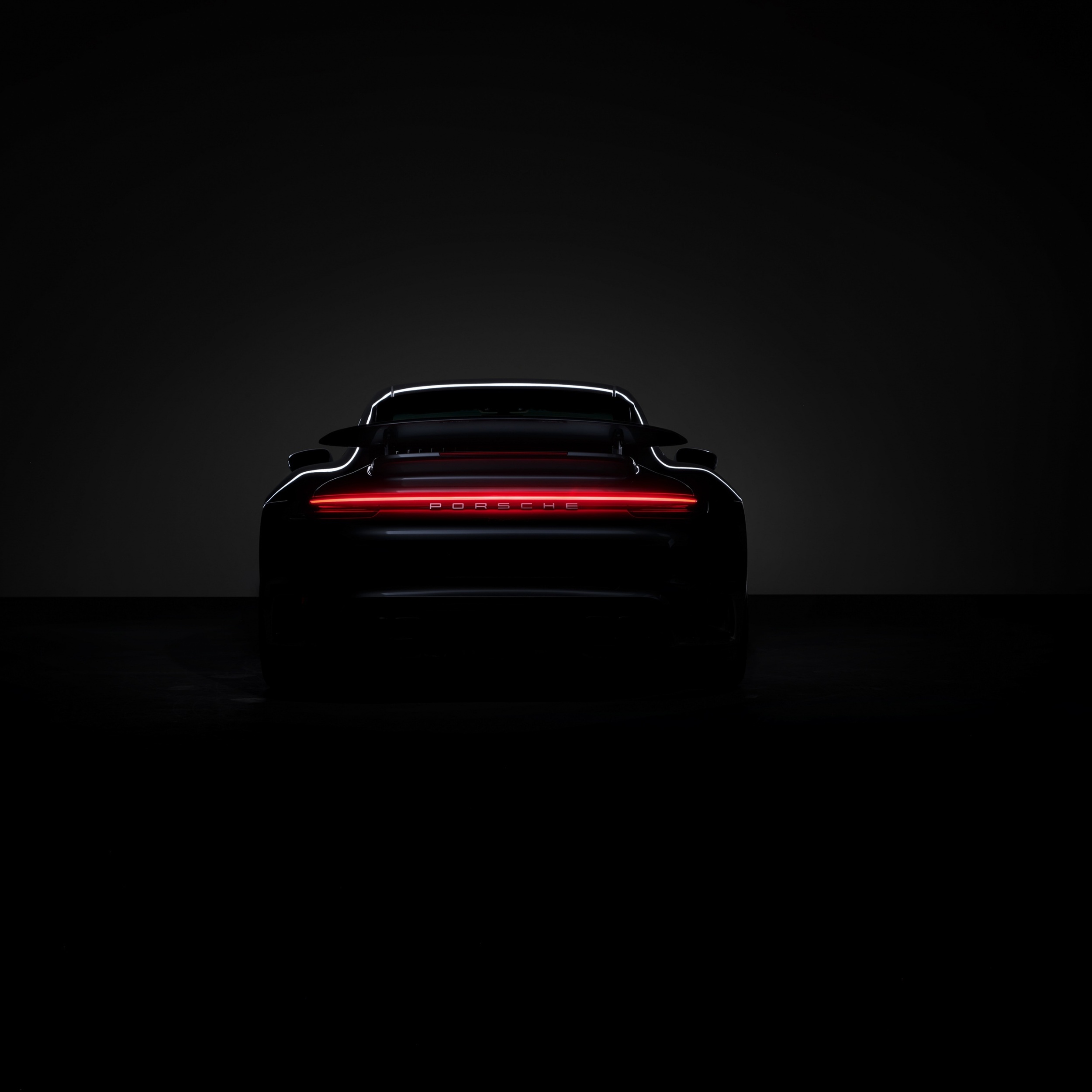 Porsche 911 Turbo S Black Background AMOLED Pitch Black Best Free Wallpapers Backgrounds Desktop Pictures For Apple iPad Tablets And Android HD High Resolution 4K wallpaper for Apple iPhone, Apple Watch, Mac, iPad and Apple Watch