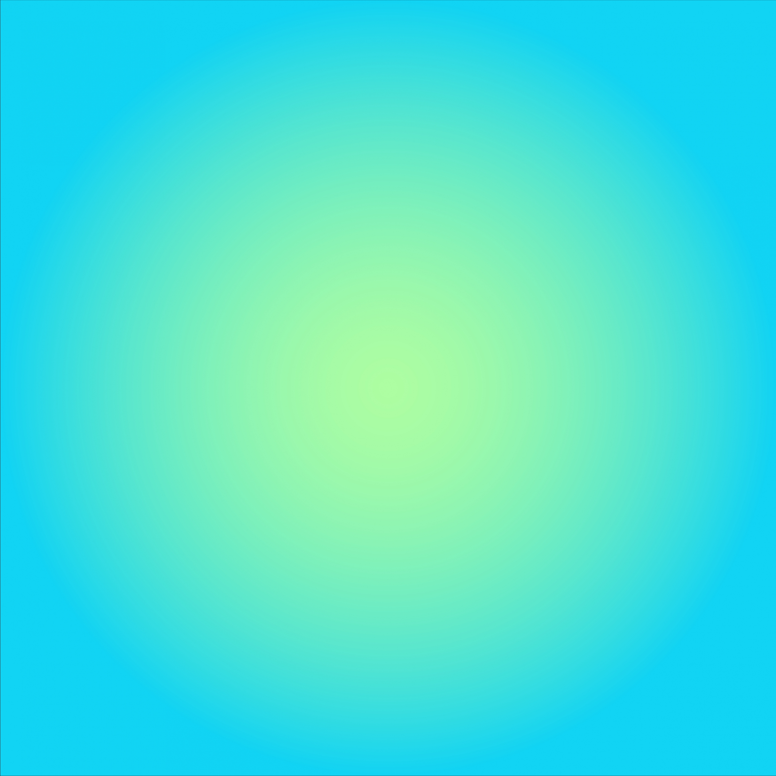 Radial Turquoise And Blue Circle Circular Simple