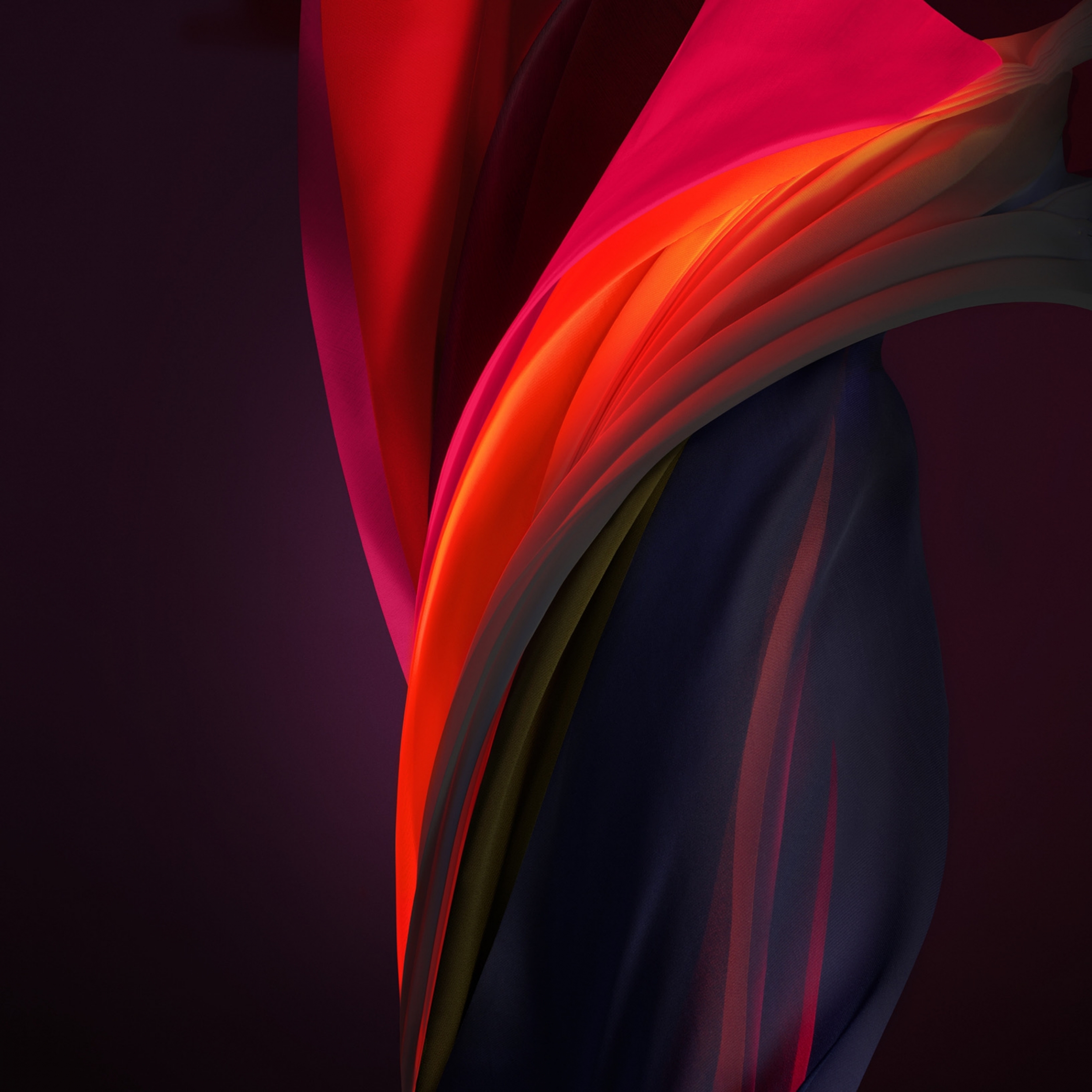 Red Colorful Abstract Swirl Dark wallpaper for Apple iPhone, Apple Watch, Mac, iPad and Apple Watch