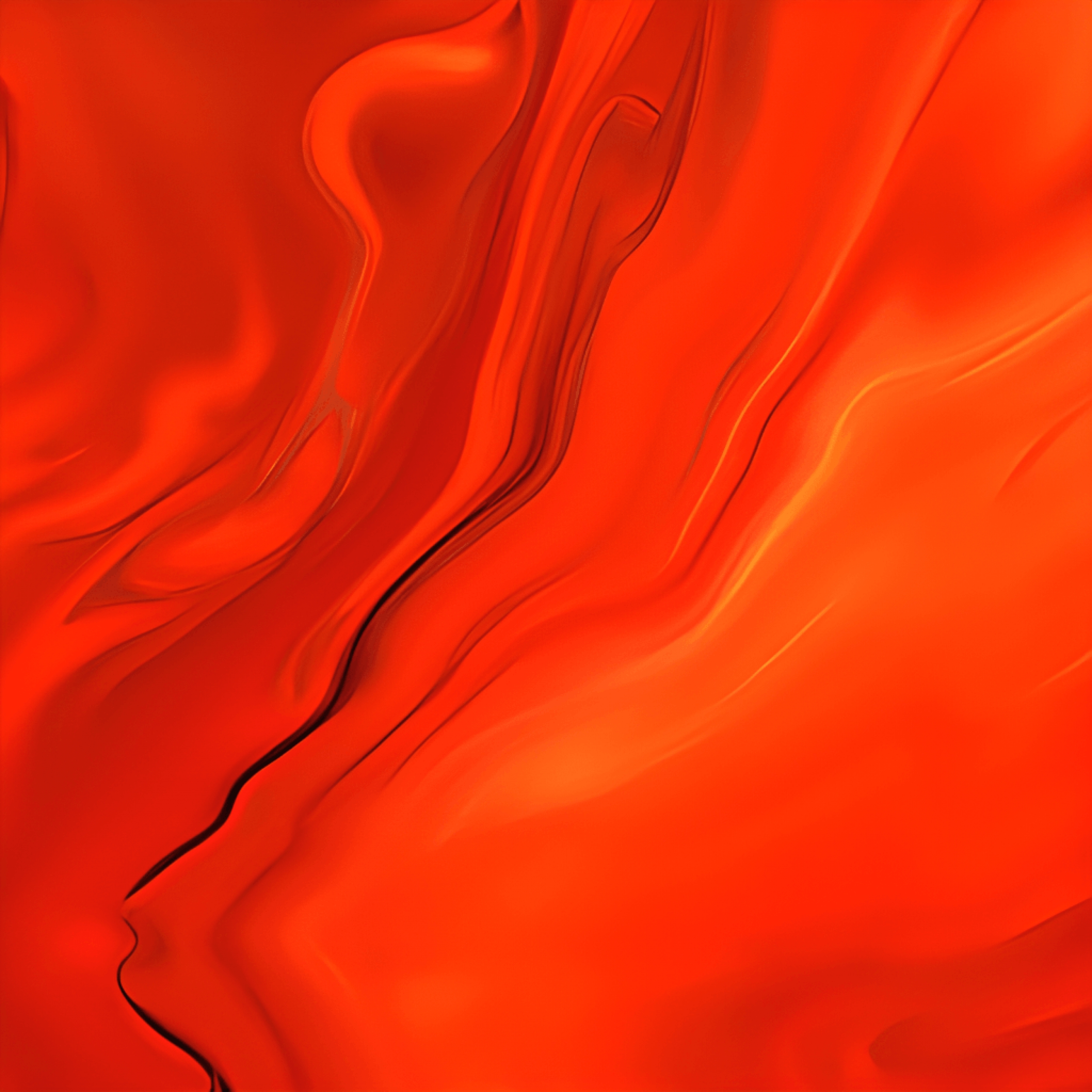 Red Liquid Abstract