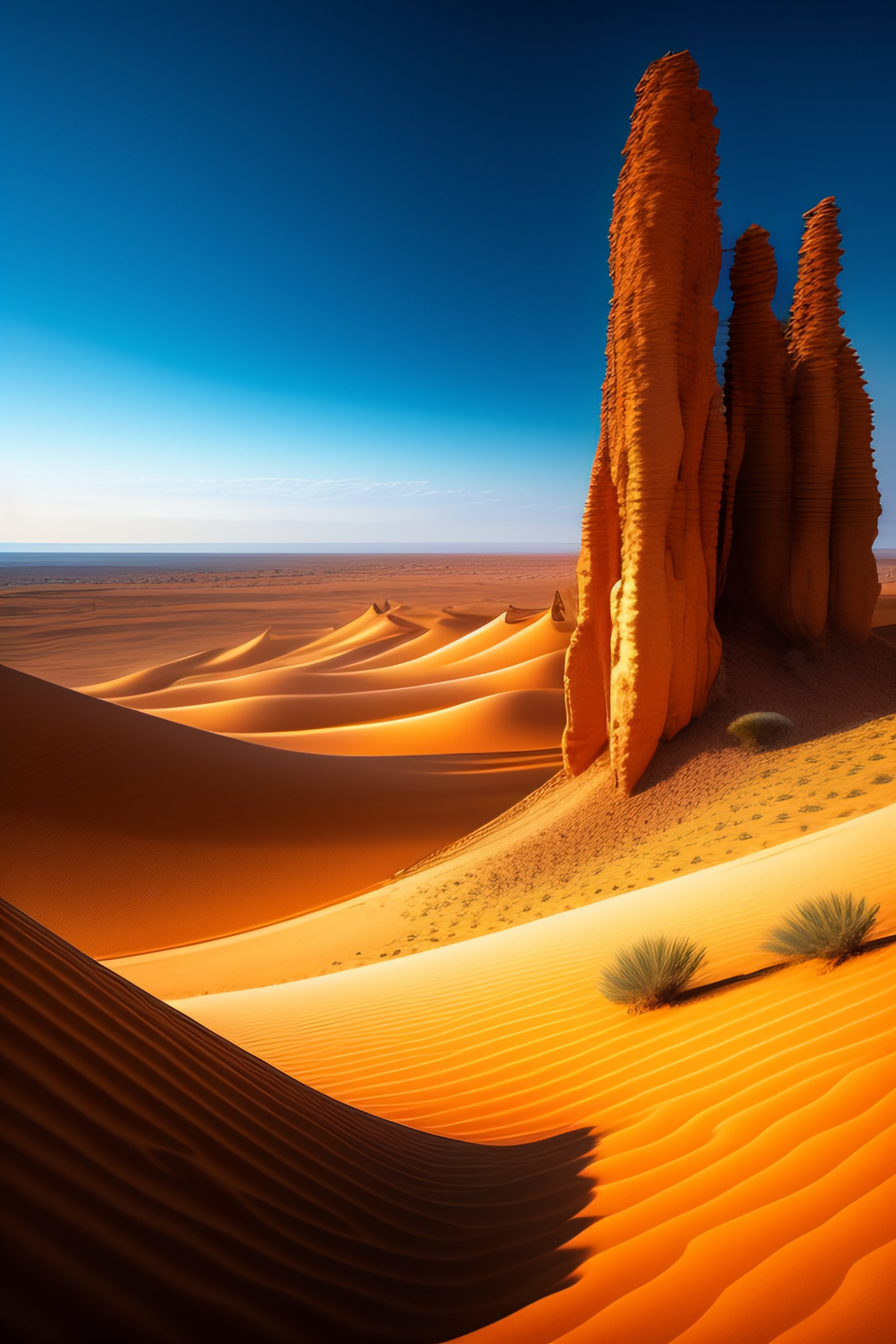 Sahara Desert Rock Formations