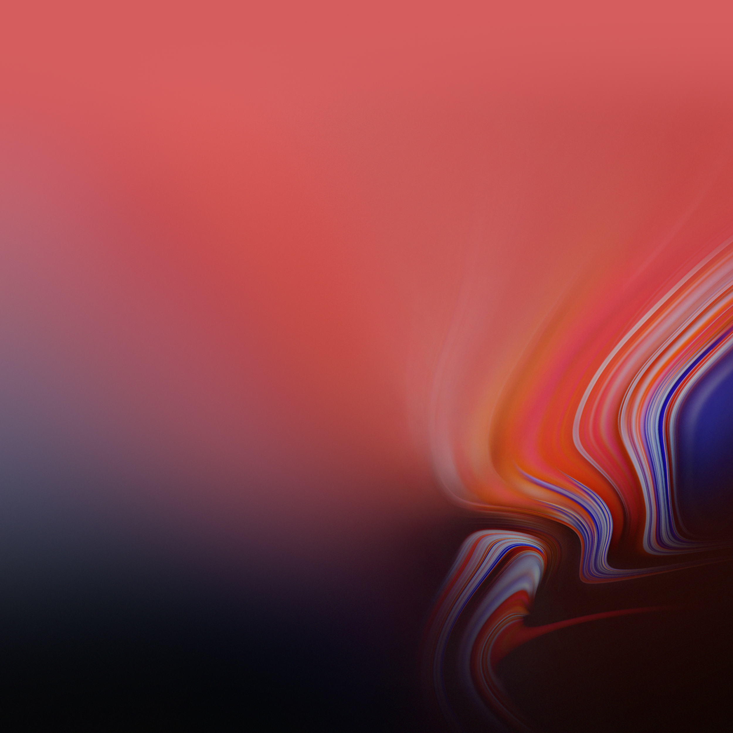 Samsung Galaxy Tab 4 Stock Red Paint Swirl Art