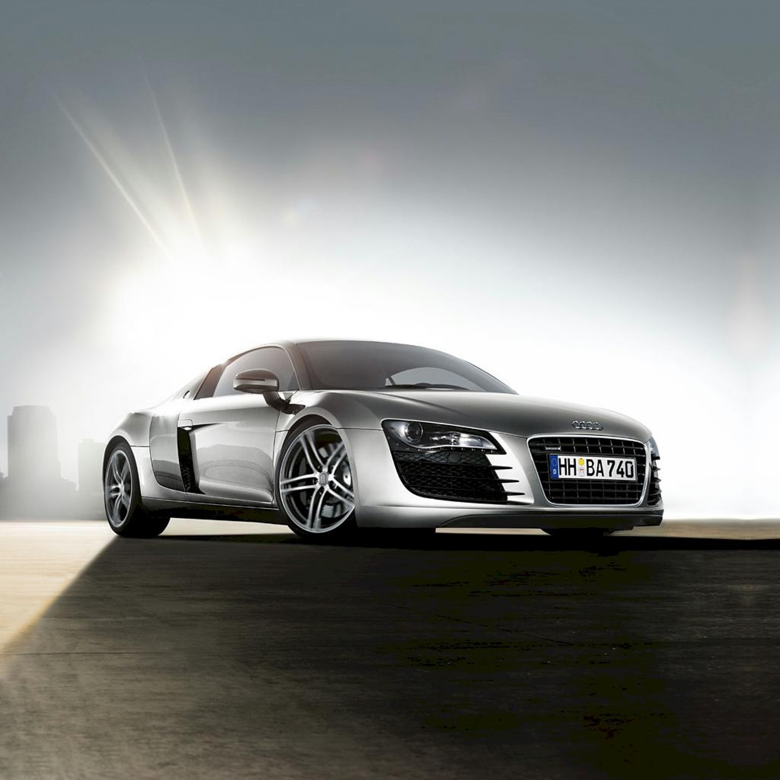 Silver Audi wallpaper for Apple iPhone, Apple Watch, Mac, iPad and Apple Watch