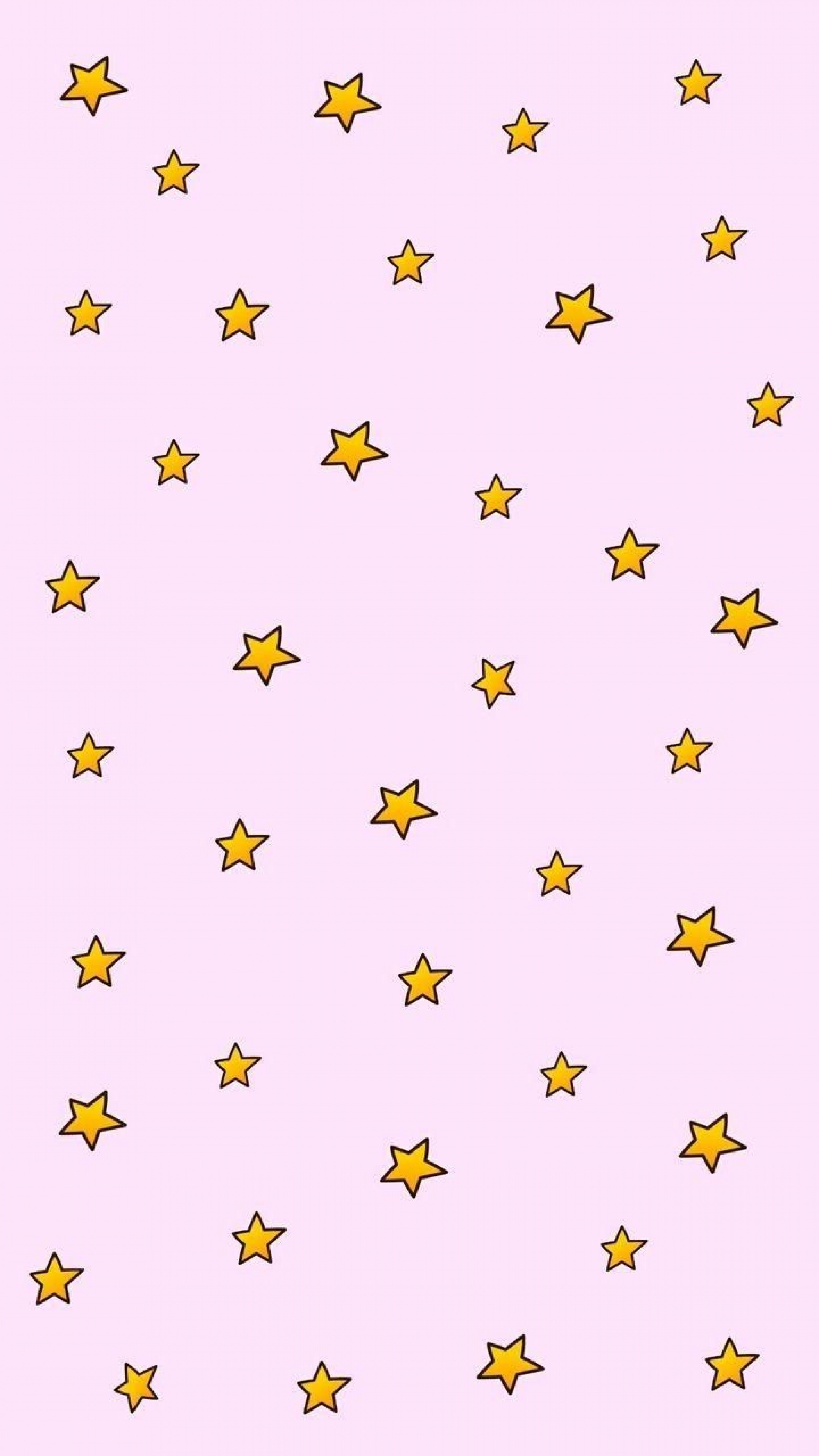 Stars Pattern Baby Pink