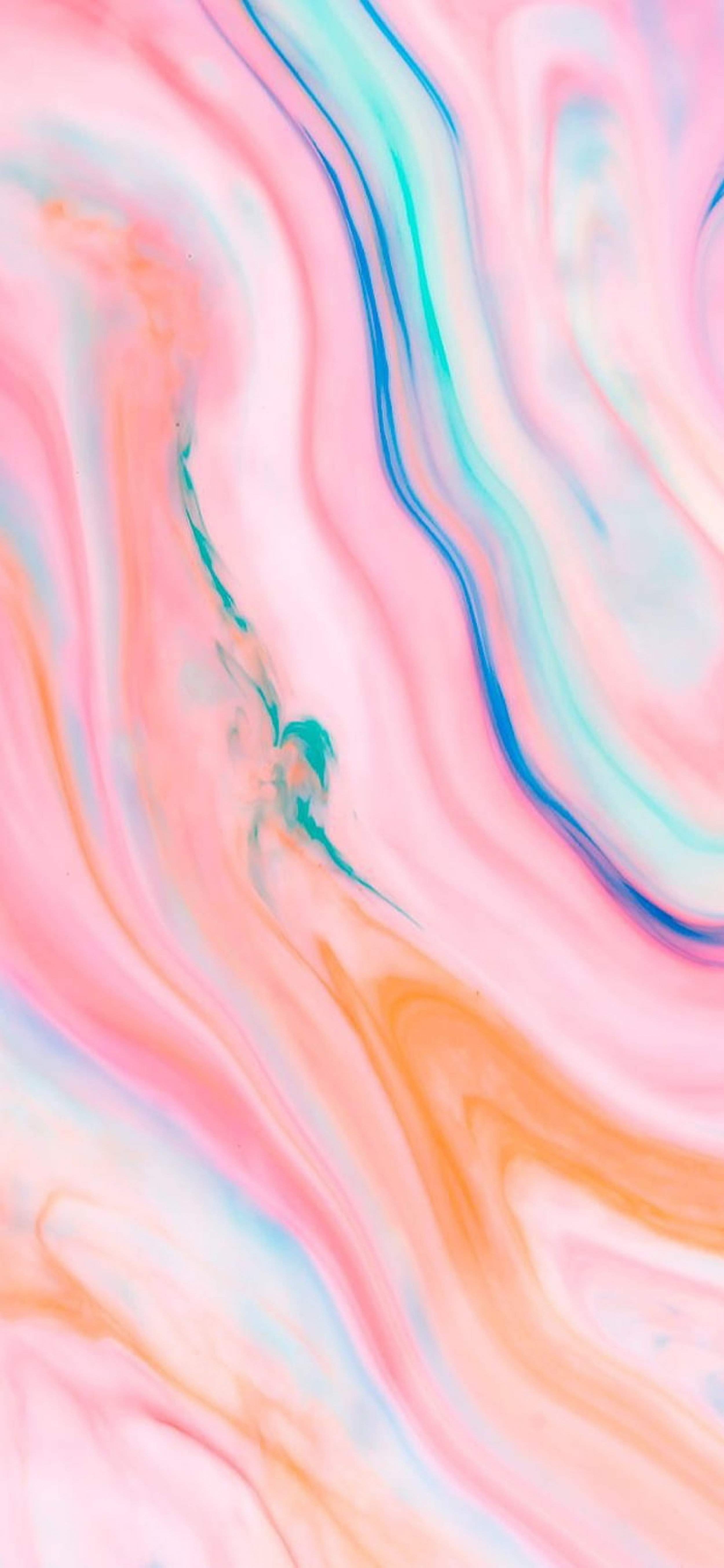 Stunning Pink And Blue Marble Abstract 4K 5K