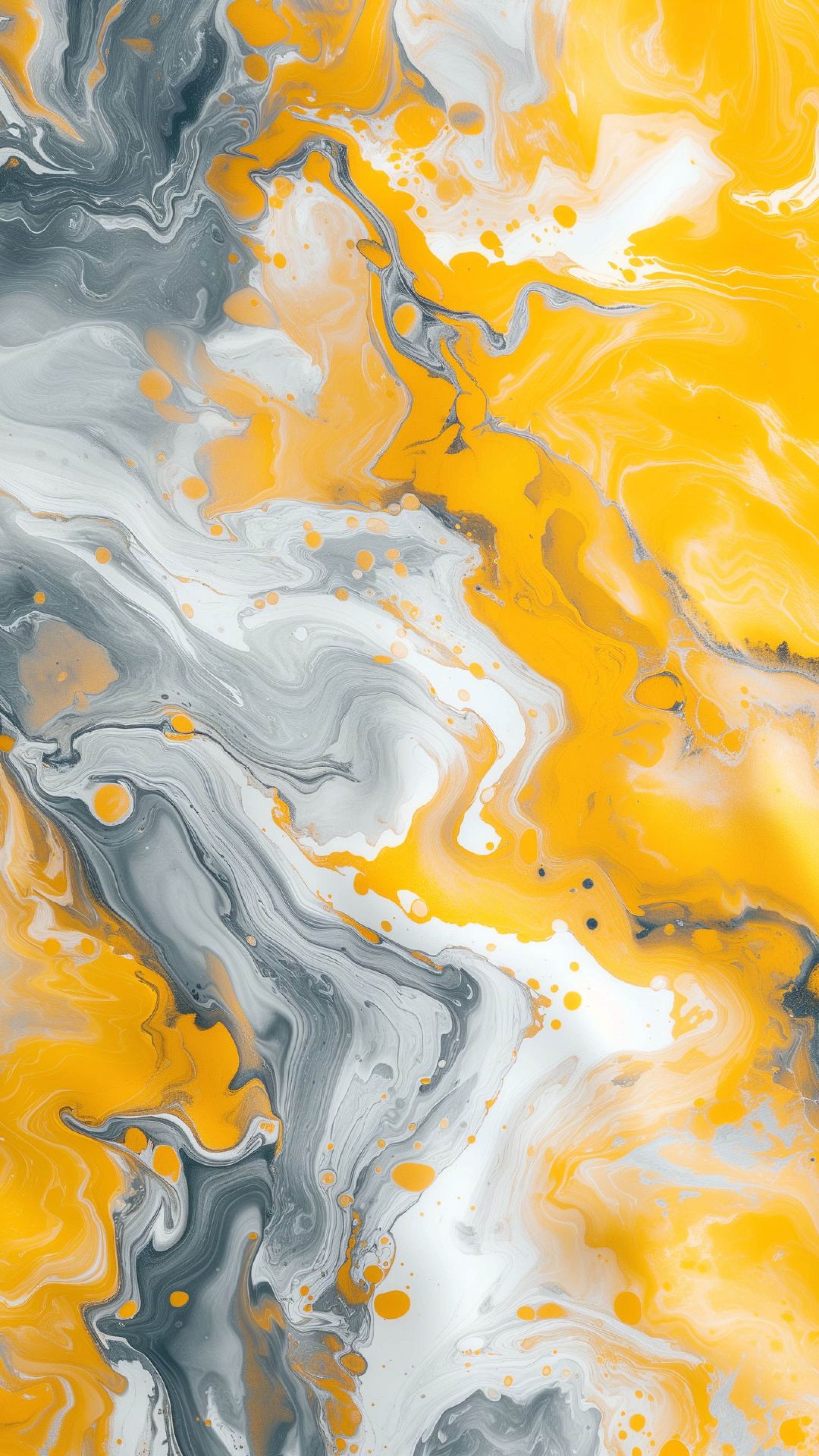 Top Marble Background Yellow Color 8K