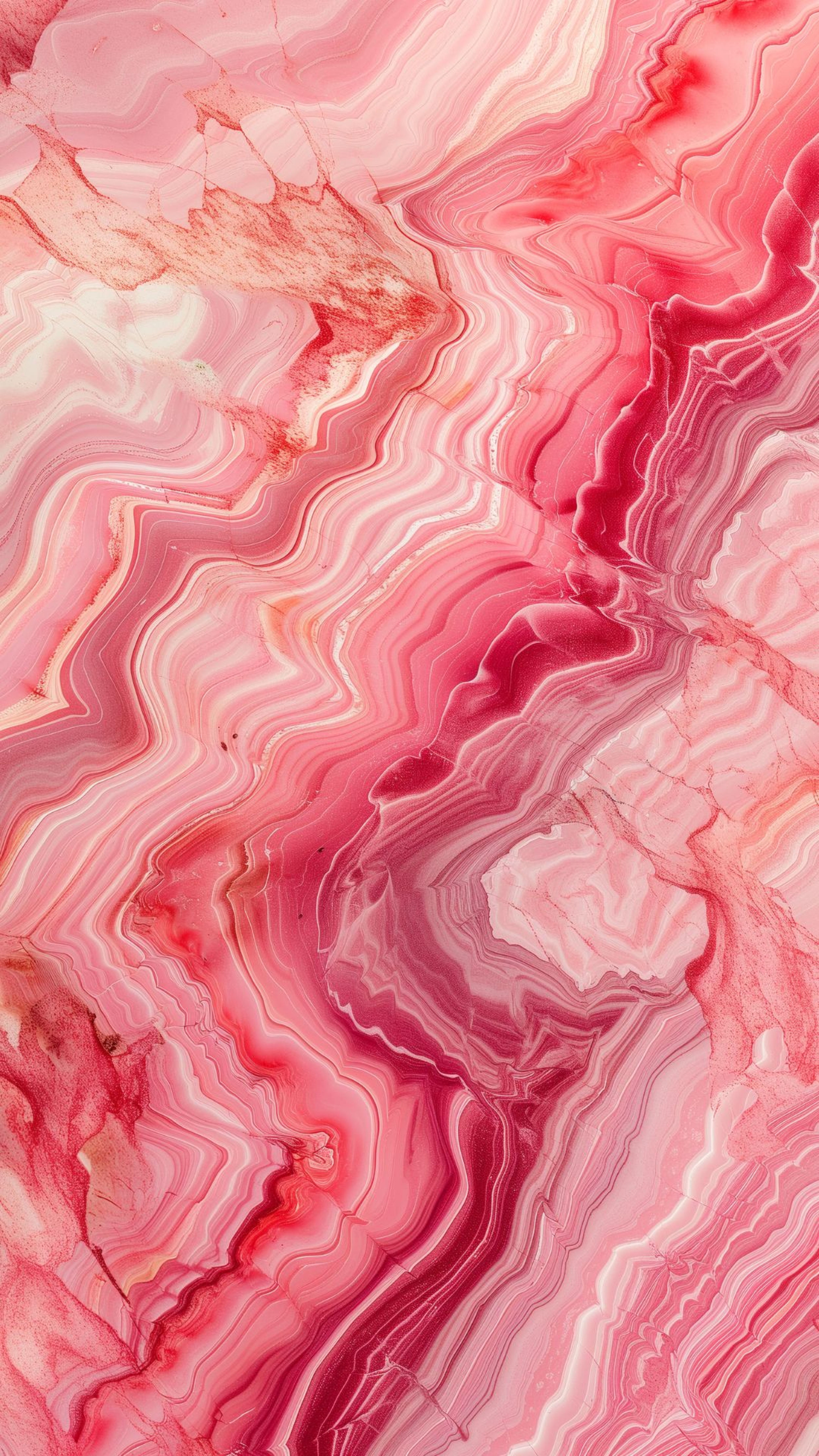 Top Marble Colorful Red Pink HD