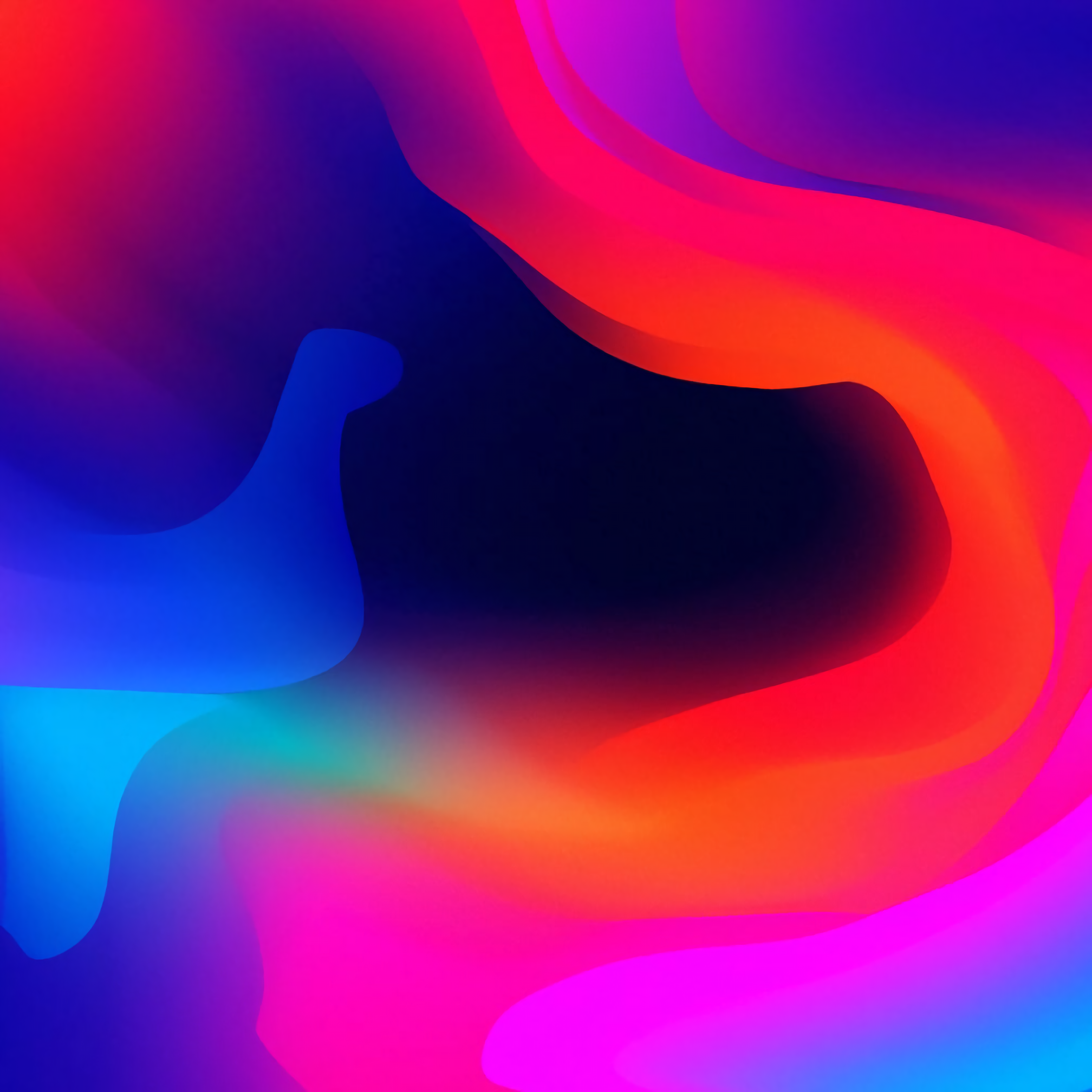 Vibrant Strong Intense Red And Blue Dark Mode Free High Resolution Gradients Wallpapers For Apple iPad And Android OS Tablets