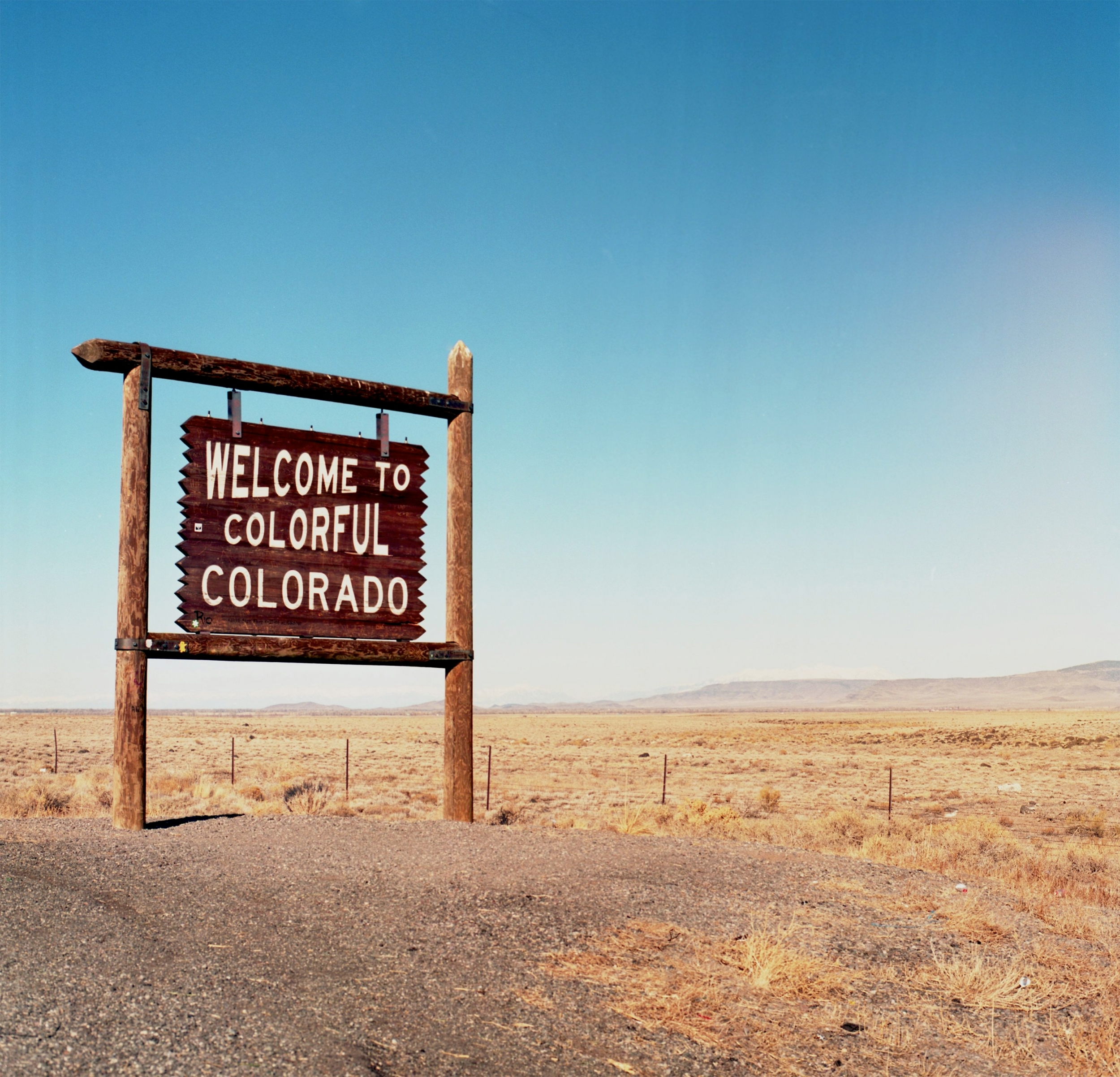 Welcome To Colorado Sign United States USA