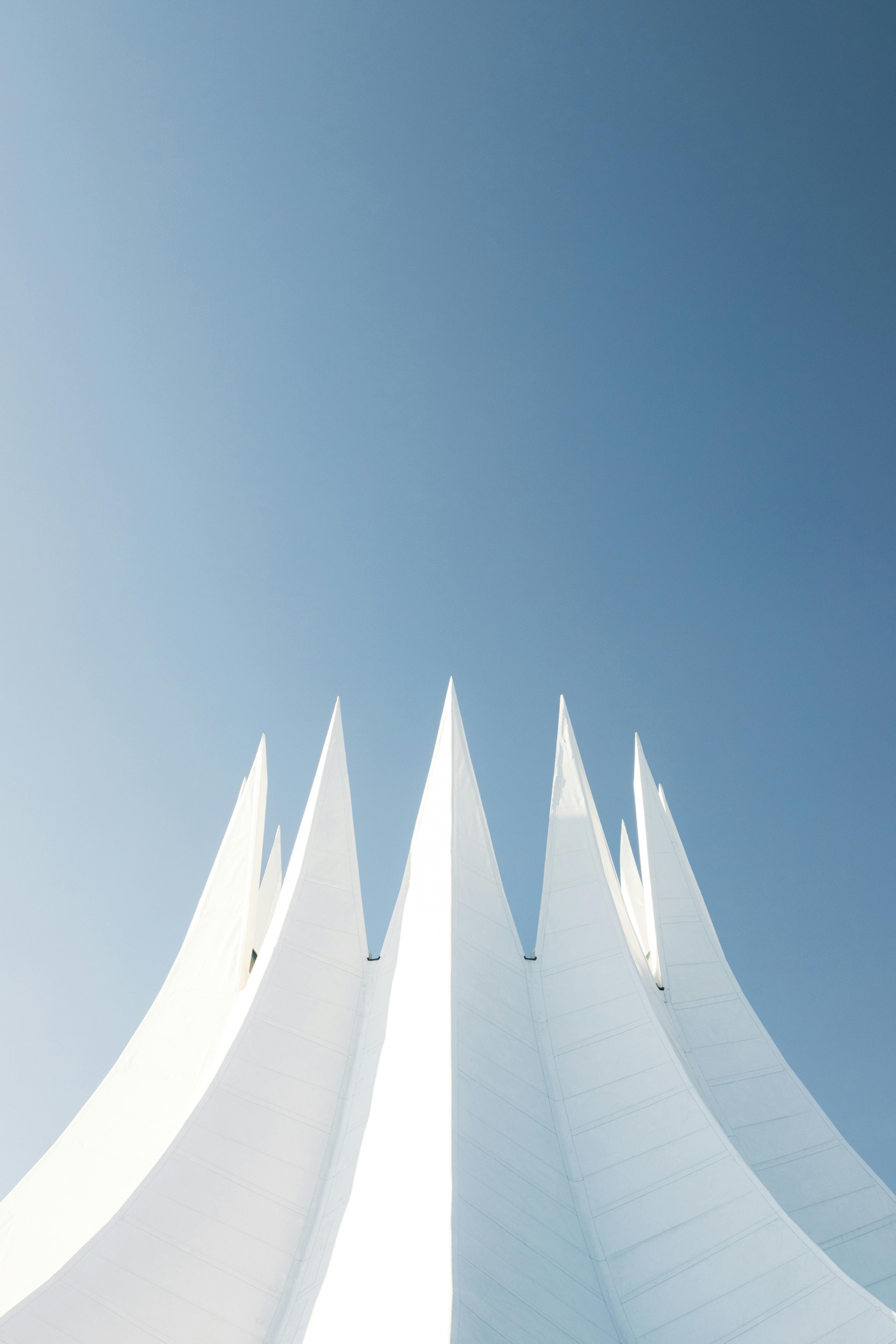 White Architecture Pointy wallpaper for Apple iPhone, Apple Watch, Mac, iPad and Apple Watch