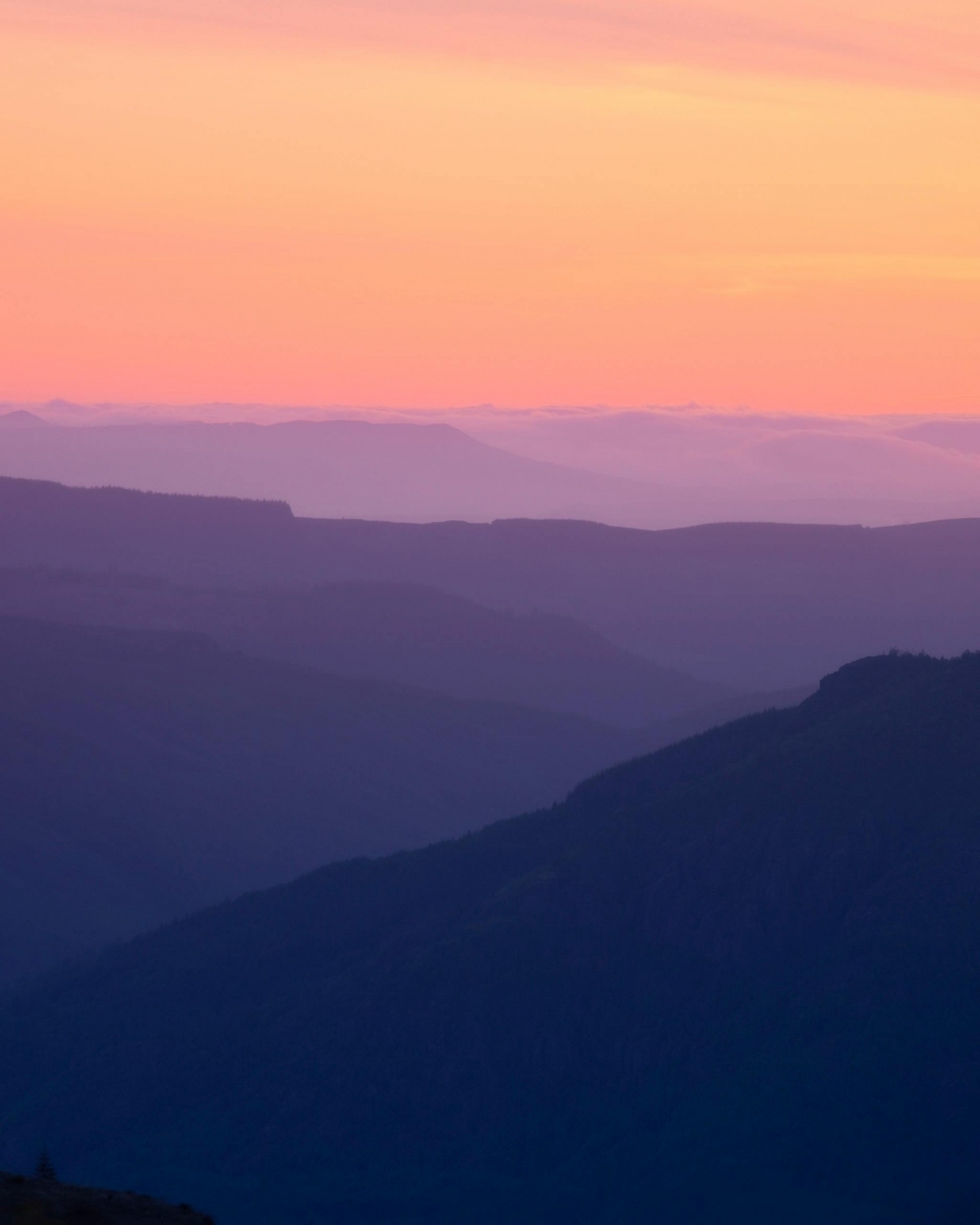 Landscape Mountains At Sunrise