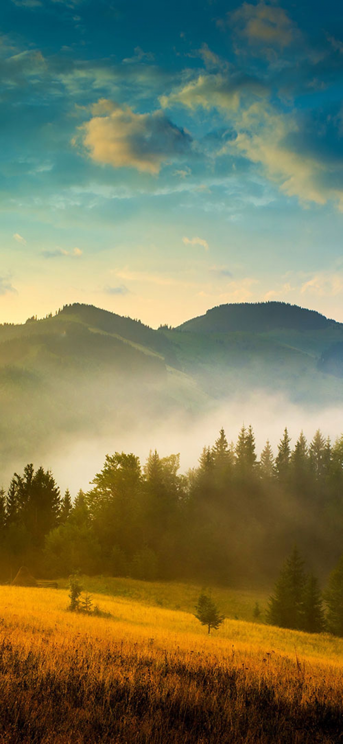 Colorful Mountains Landscape