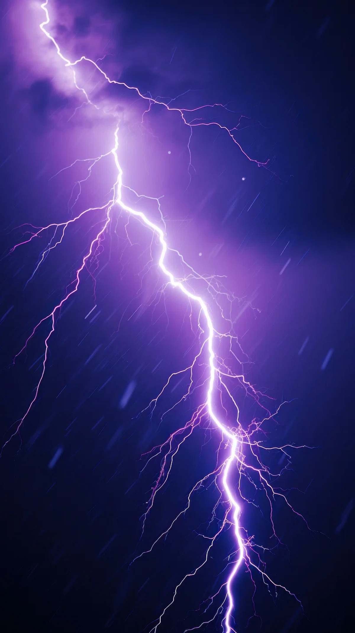 Lightning Strike 4K HD wallpaper for Apple iPhone, Apple Watch, Mac, iPad and Apple Watch