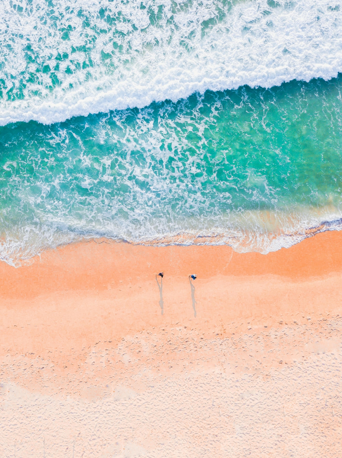 Gorgeous Beach From Above Drone Shot wallpaper for Apple iPhone, Apple Watch, Mac, iPad and Apple Watch