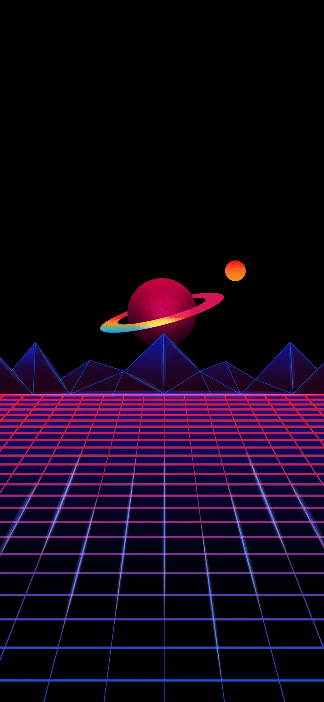 3D Planet Y2K Retro Vintage Style Aesthetic Mountains