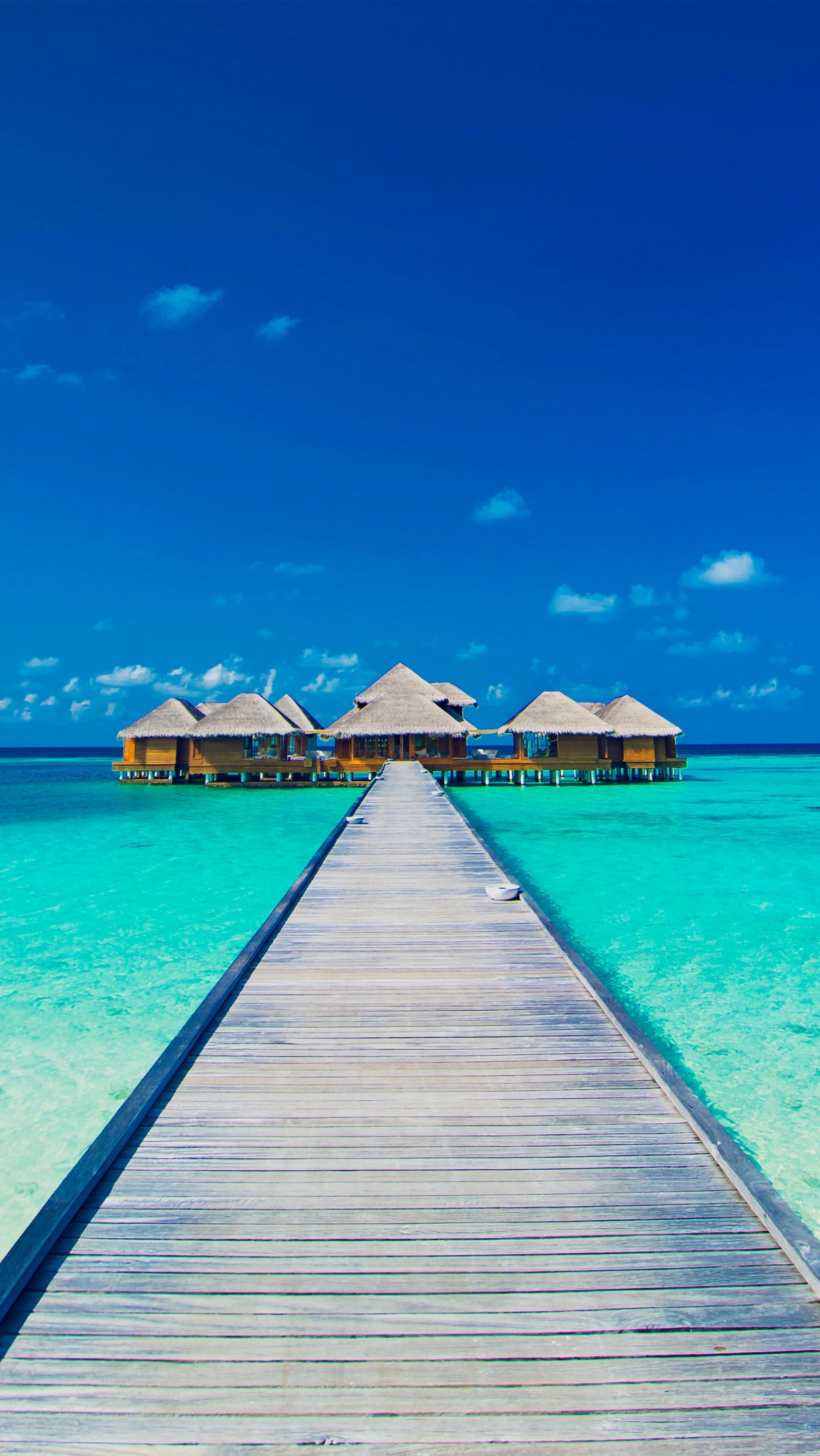 Bora Bora Tropical Beach Cabanas wallpaper for Apple iPhone, Apple Watch, Mac, iPad and Apple Watch