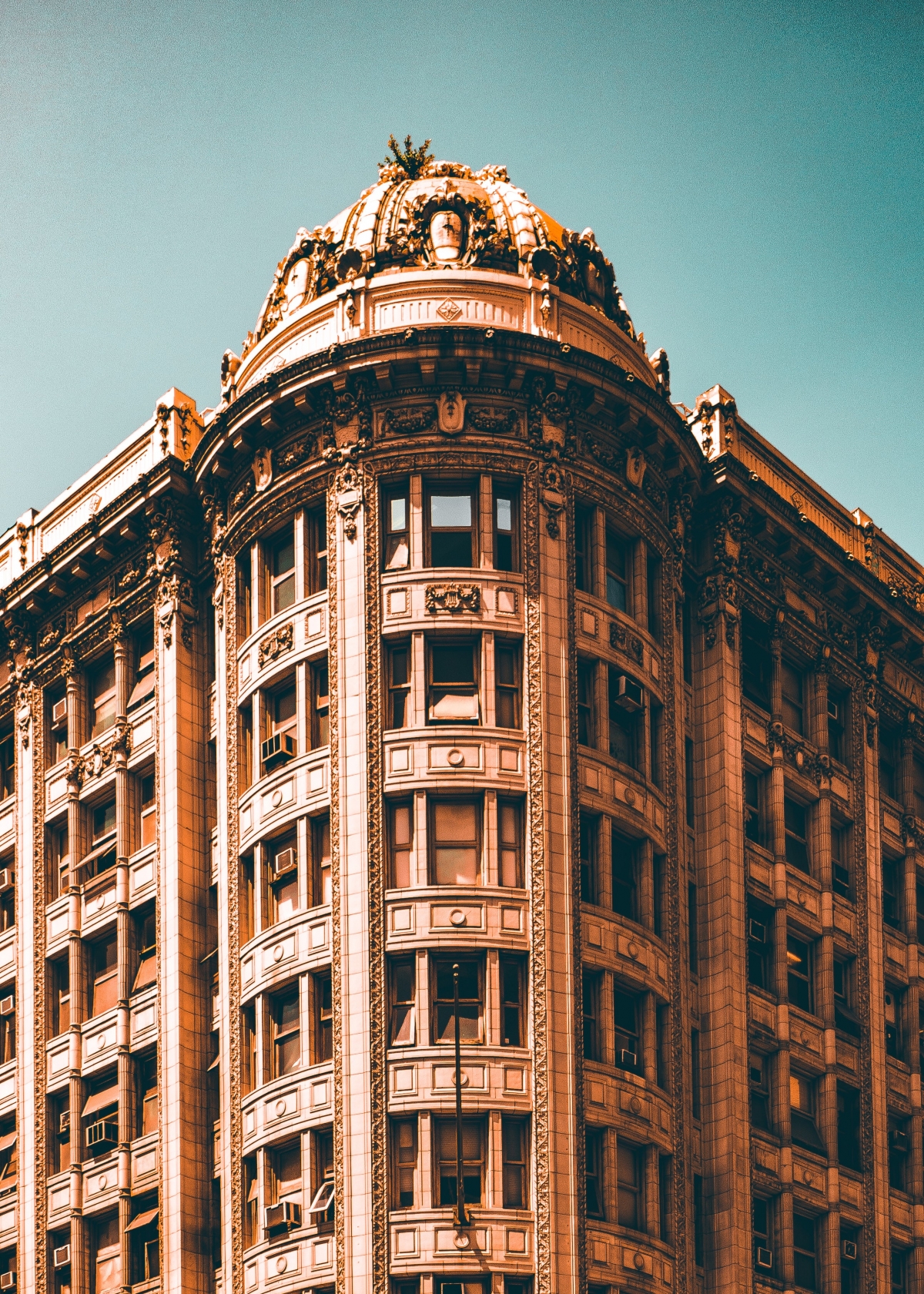 Corner Of Building With Classic Architecture Design