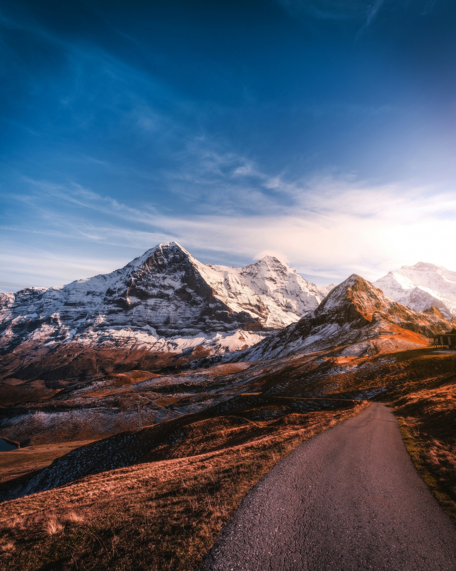 4K HD Mountain Landscape With Snow