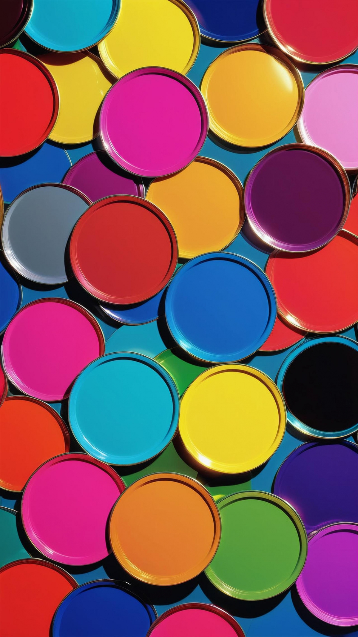 Colorful Plates wallpaper for Apple iPhone, Apple Watch, Mac, iPad and Apple Watch