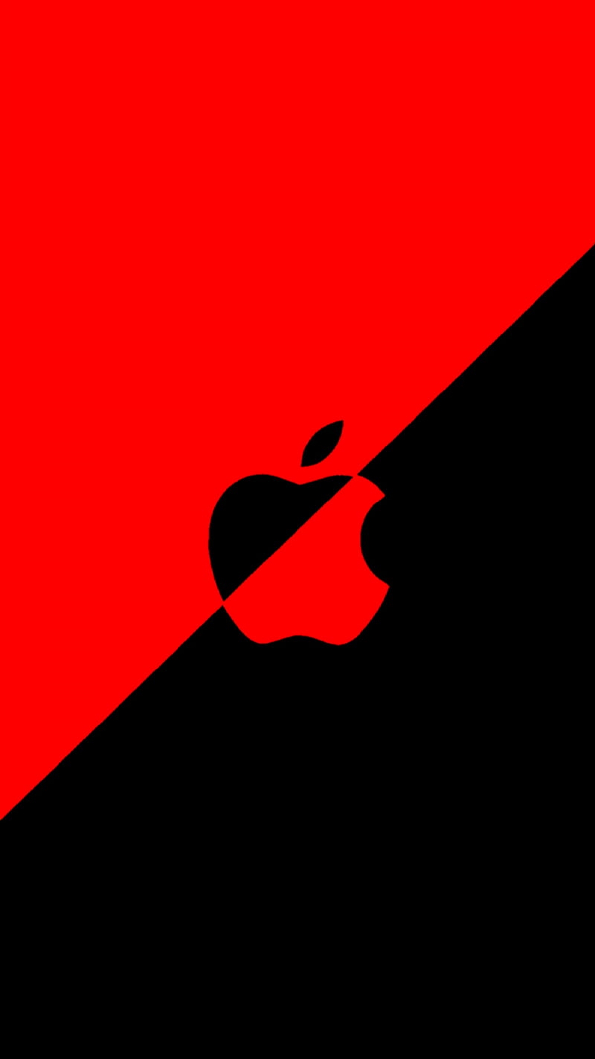 Red And Black Apple Logo