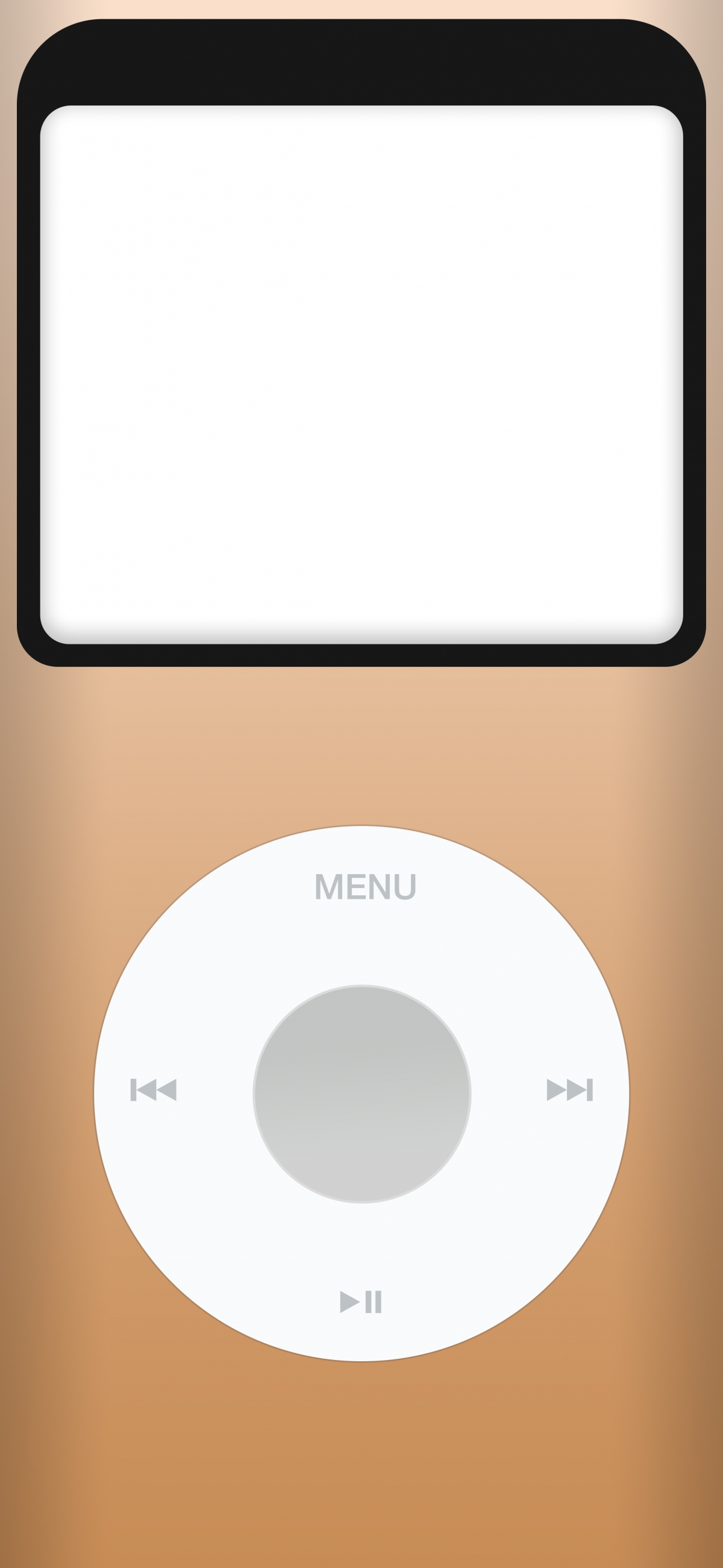 Gold iPod Classic wallpaper for Apple iPhone, Apple Watch, Mac, iPad and Apple Watch