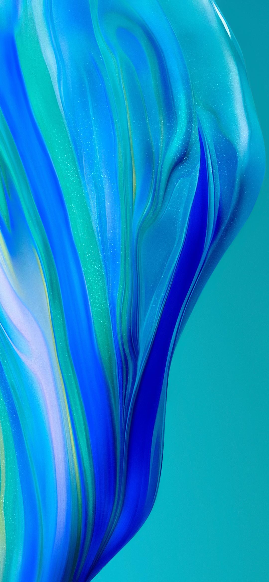 5K Best Huawei Wallpapers Turquoise Blue Abstract