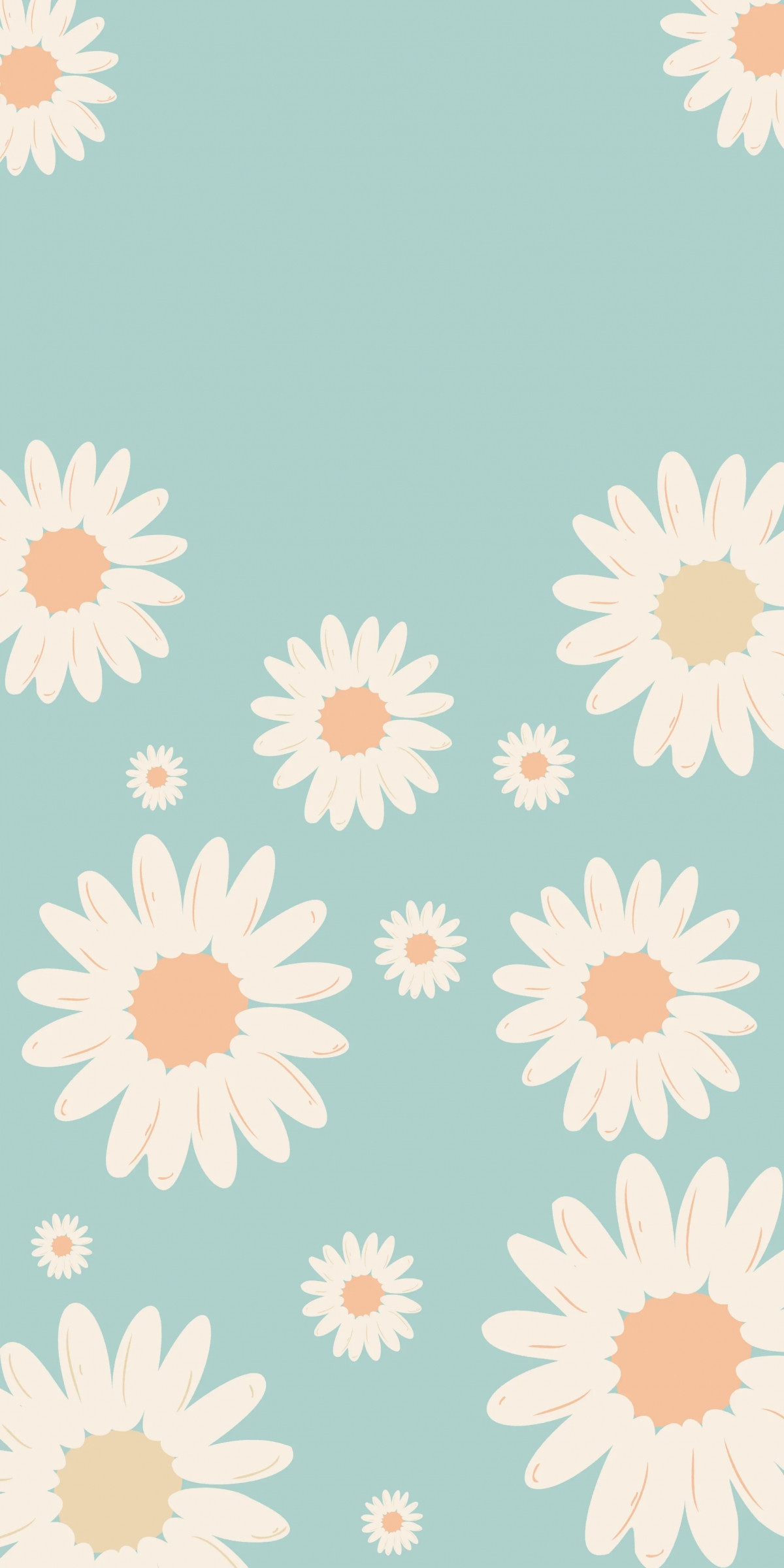 Flower Pattern Illustration wallpaper for Apple iPhone, Apple Watch, Mac, iPad and Apple Watch