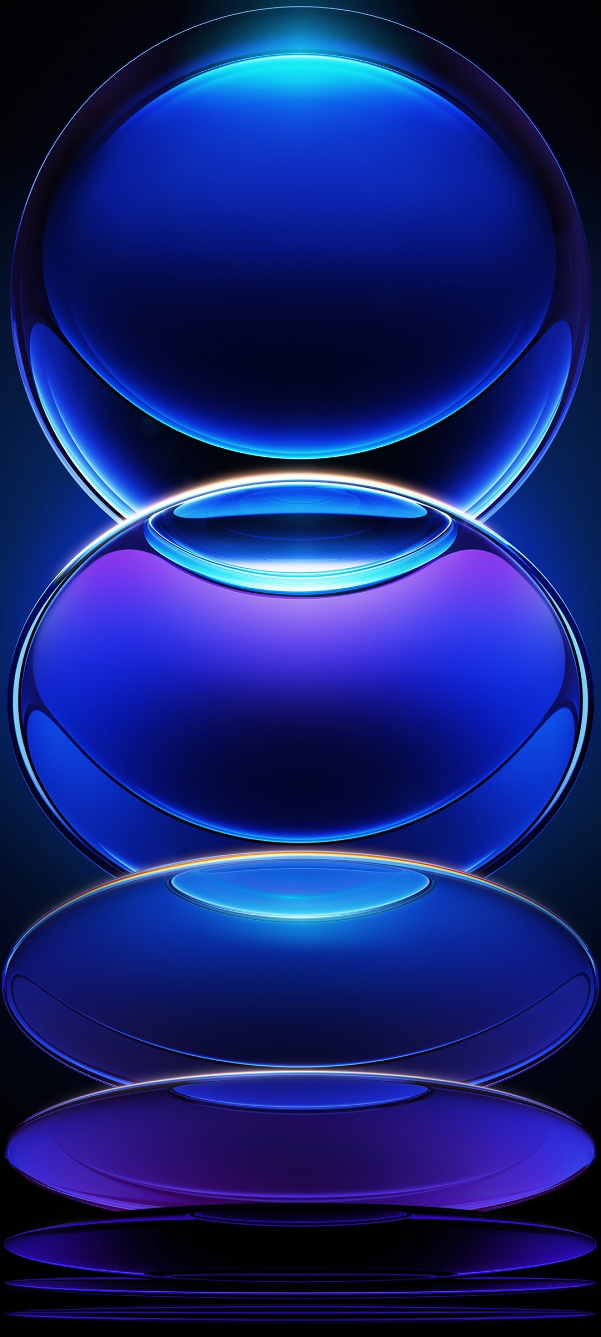 Blue Glass Abstract