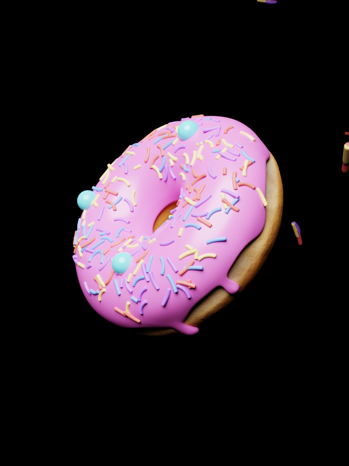 3d Donut  wallpaper for Apple iPhone, Mac, iPad and more