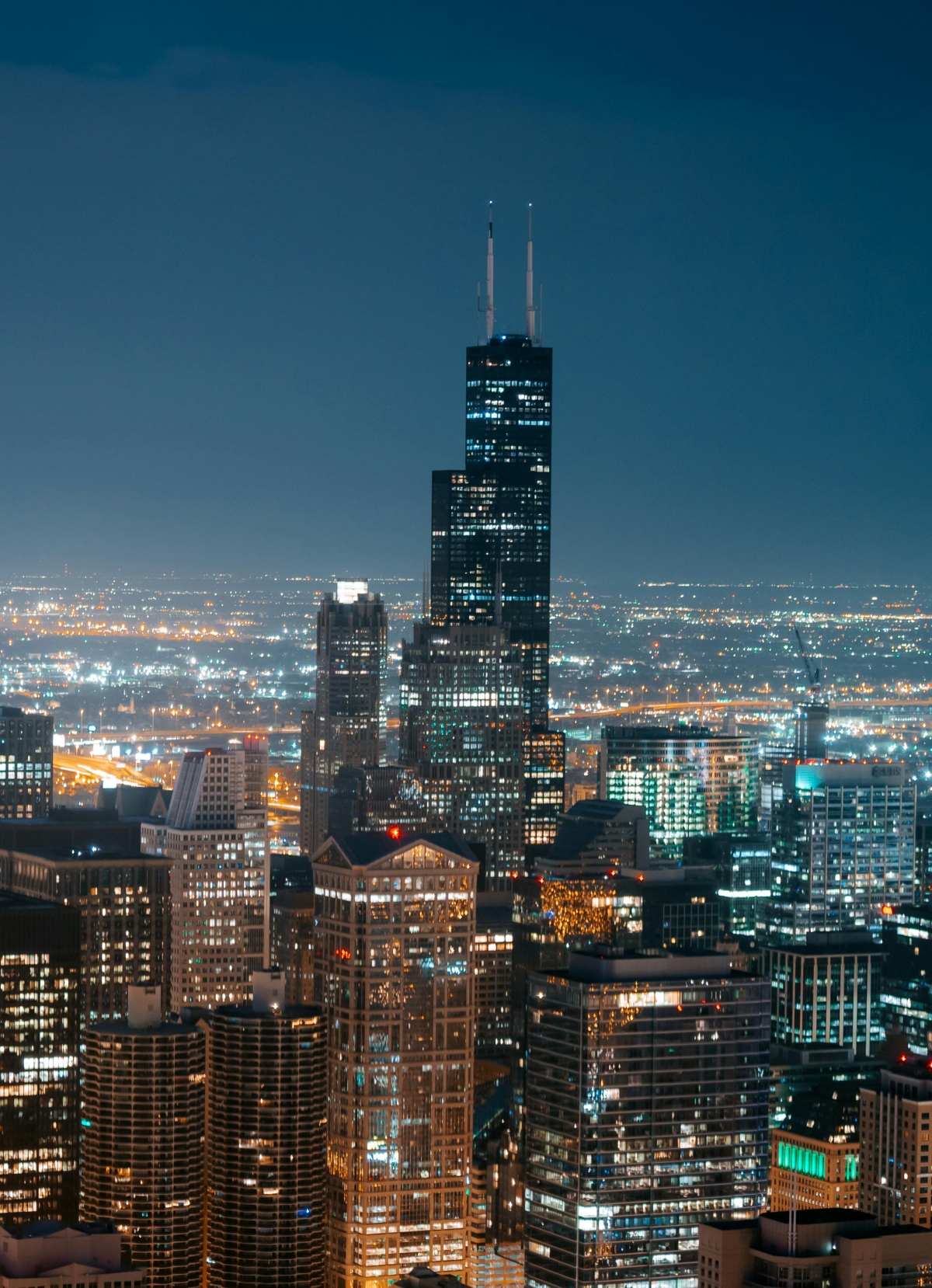 Gorgeous Glowing City Skyline