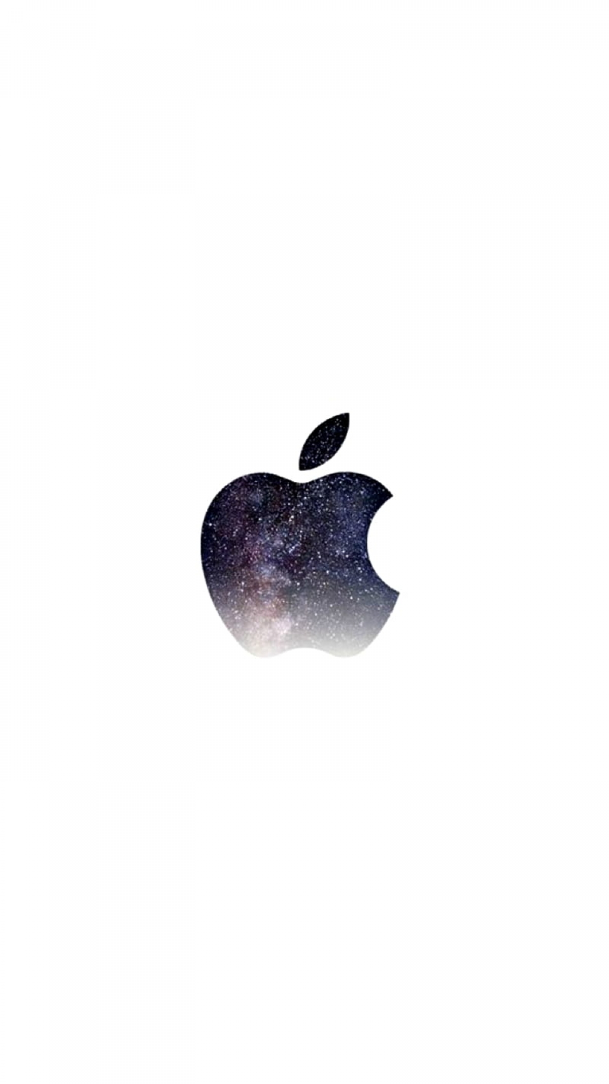 Space Stars Apple Logo