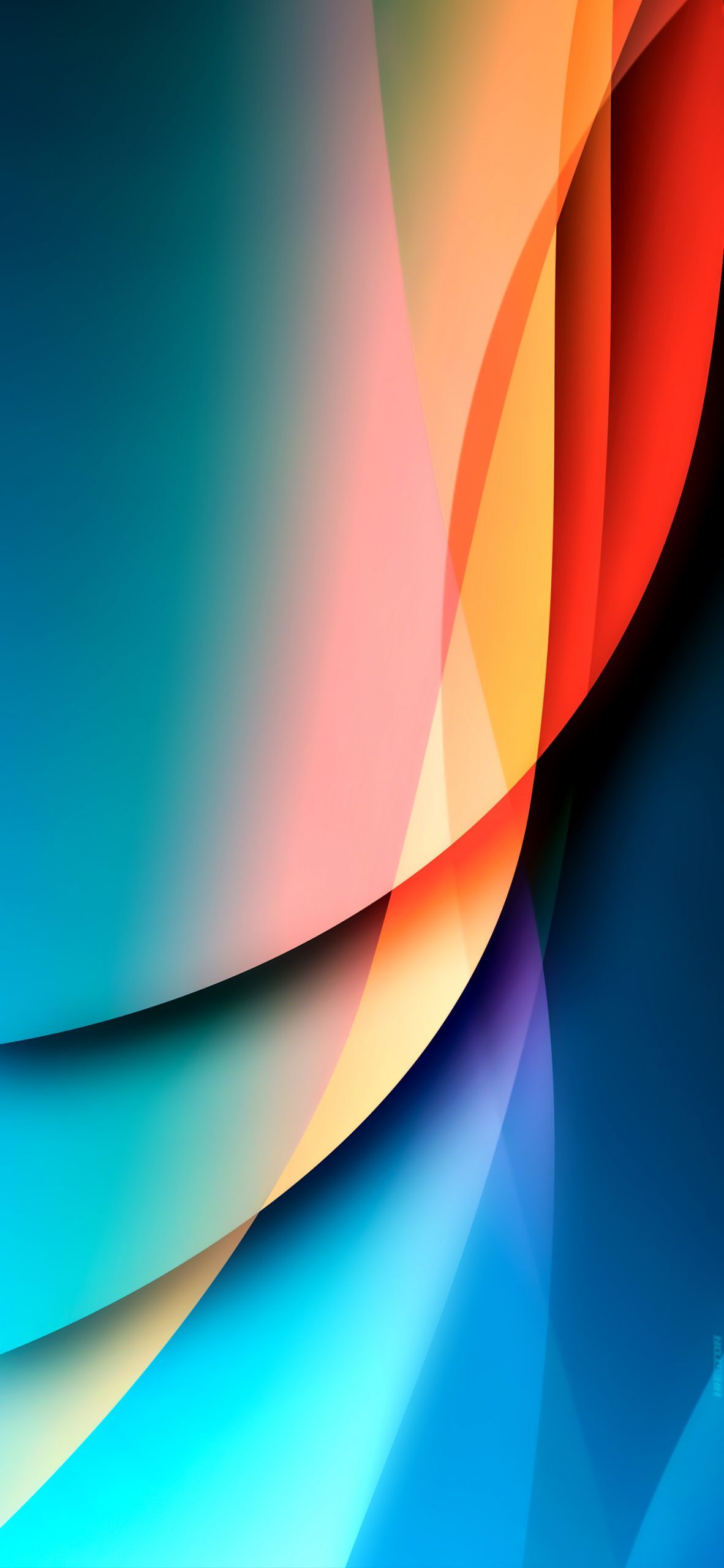 6K iOS 18 Wallpaper Gradient Wave Multicolor Most Popular Most Installed iPhone 16 Pro And 16 Pro Max