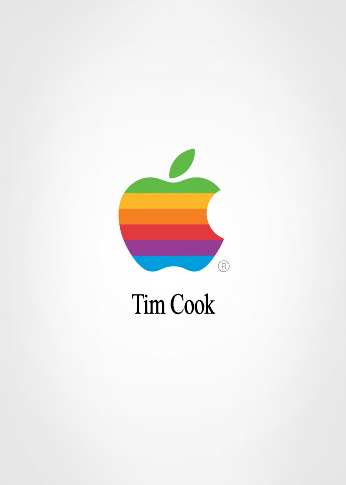 Vintage Apple Logo Tim Cook wallpaper for Apple iPhone, Apple Watch, Mac, iPad and Apple Watch