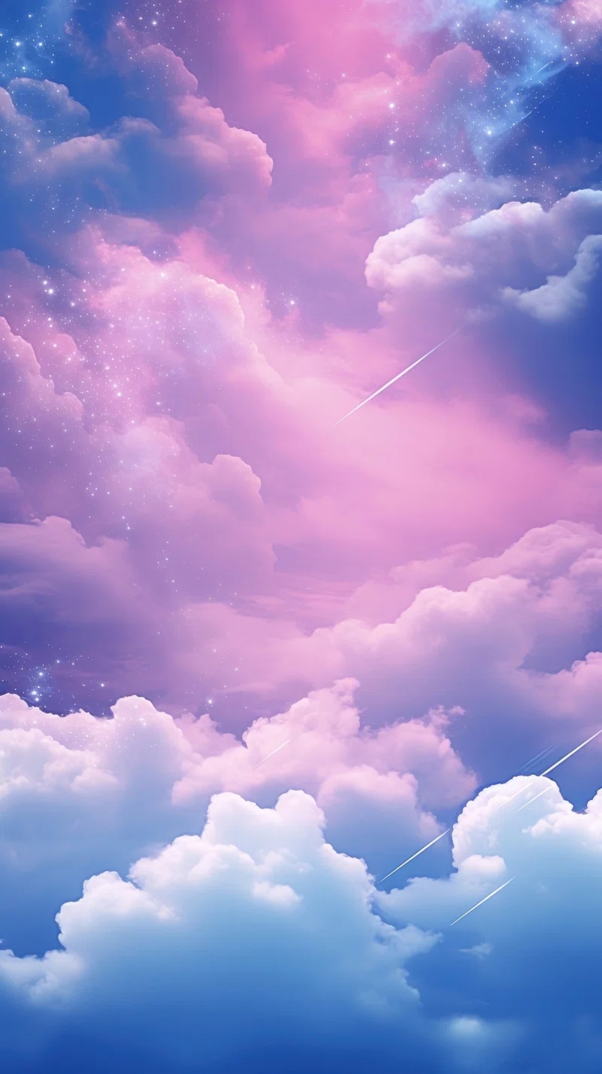 Cute Pink Feminine Colored Clouds