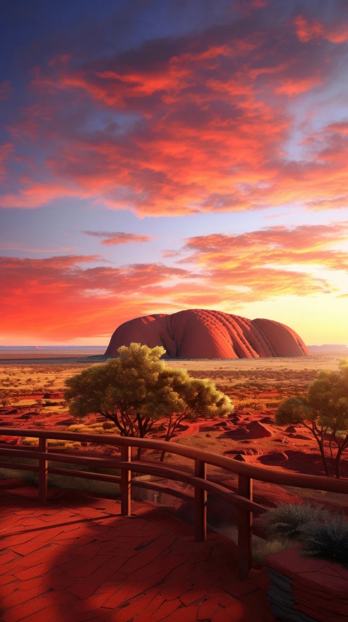 Uluru Alice Springs Northern Territory Sunset