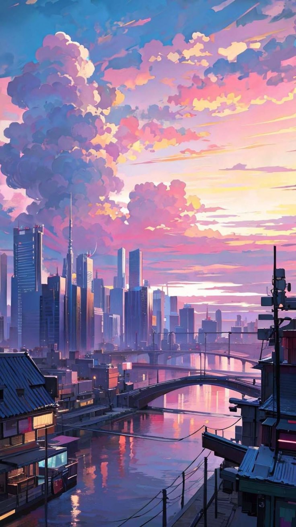 Anime Aesthetic City