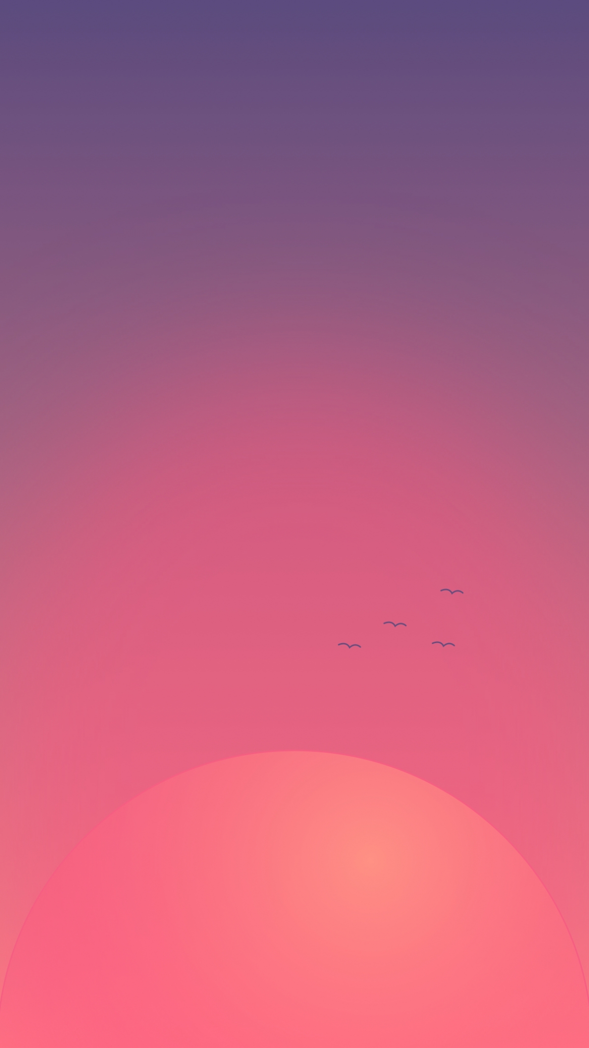 Minimalistic Colorful Red Purple Sunset Or Sunrise wallpaper for Apple iPhone, Apple Watch, Mac, iPad and Apple Watch