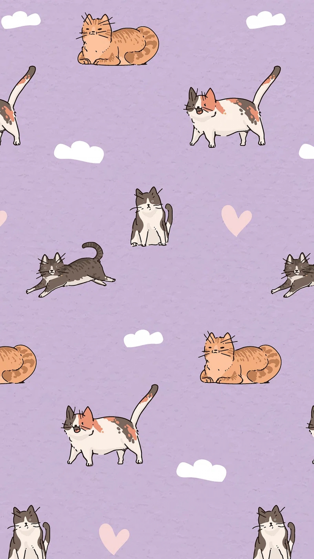 Cute Cat Kitten Pattern