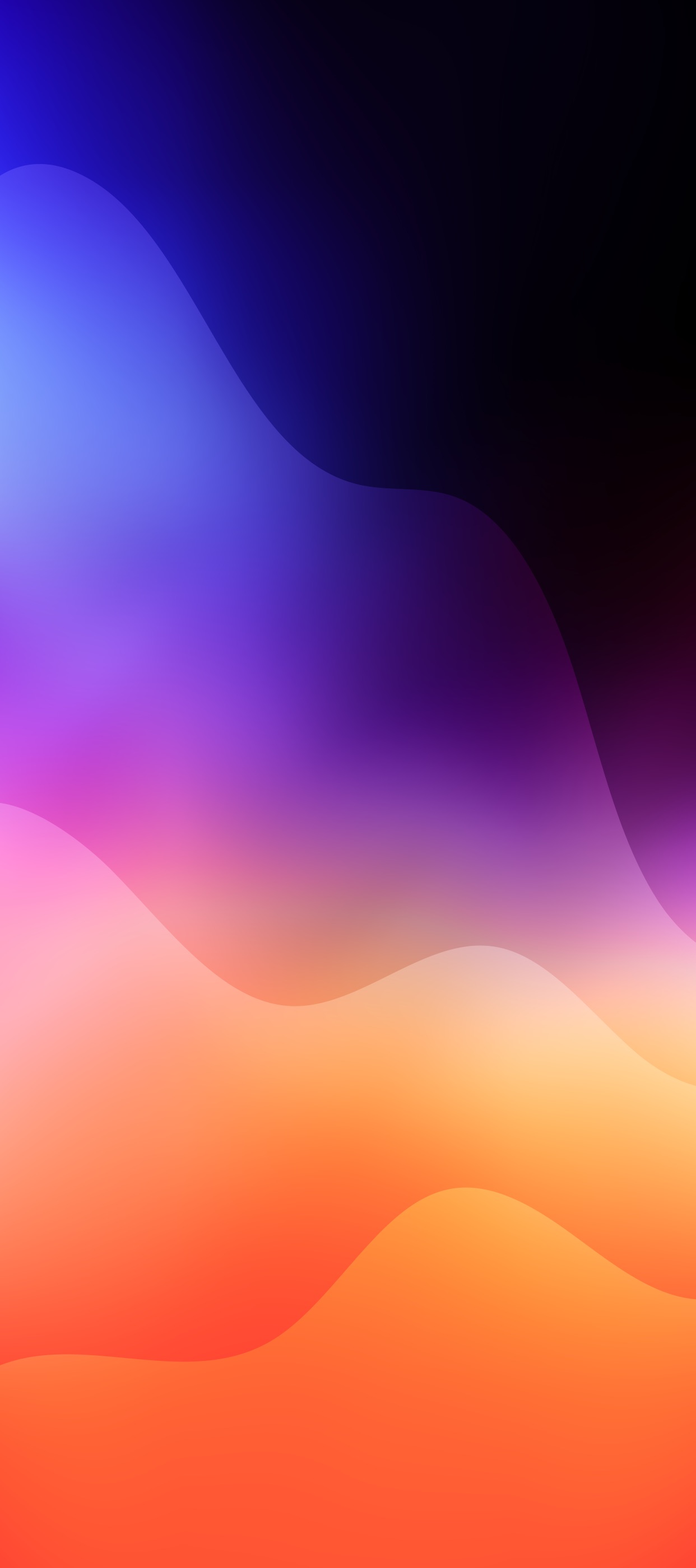 Colorful Orange Blue wallpaper for Apple iPhone, Apple Watch, Mac, iPad and Apple Watch