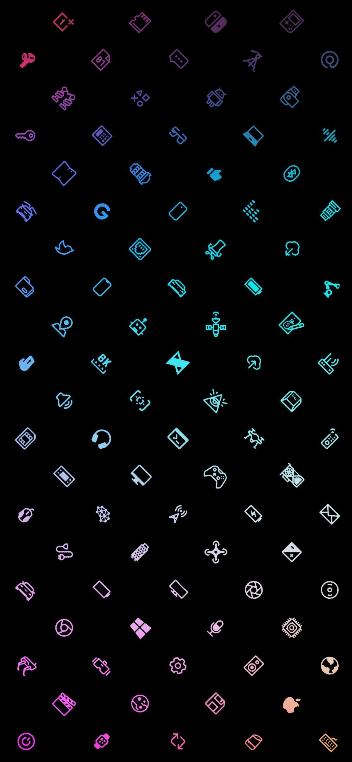 MKBHD Icons Rainbow