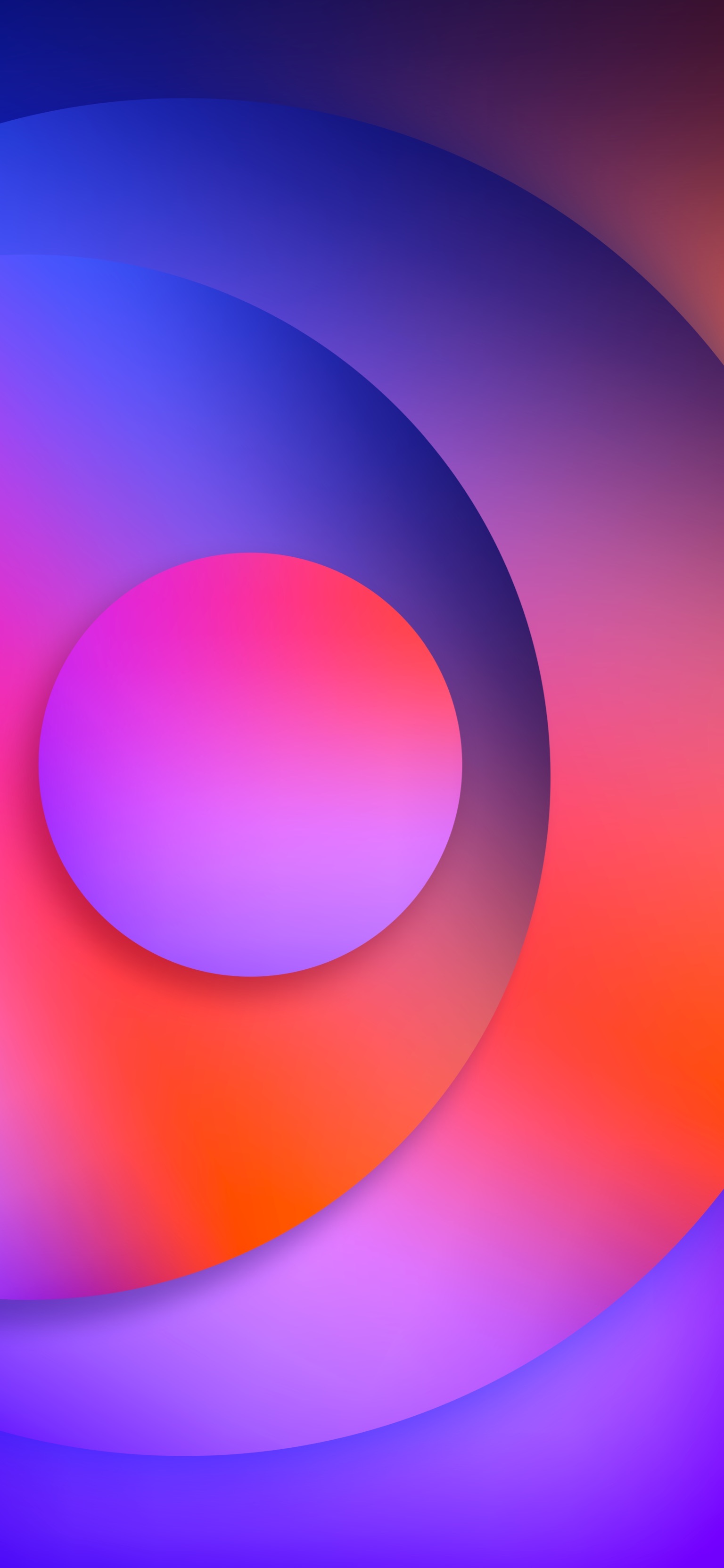 Blue Purple Red Rings iOS